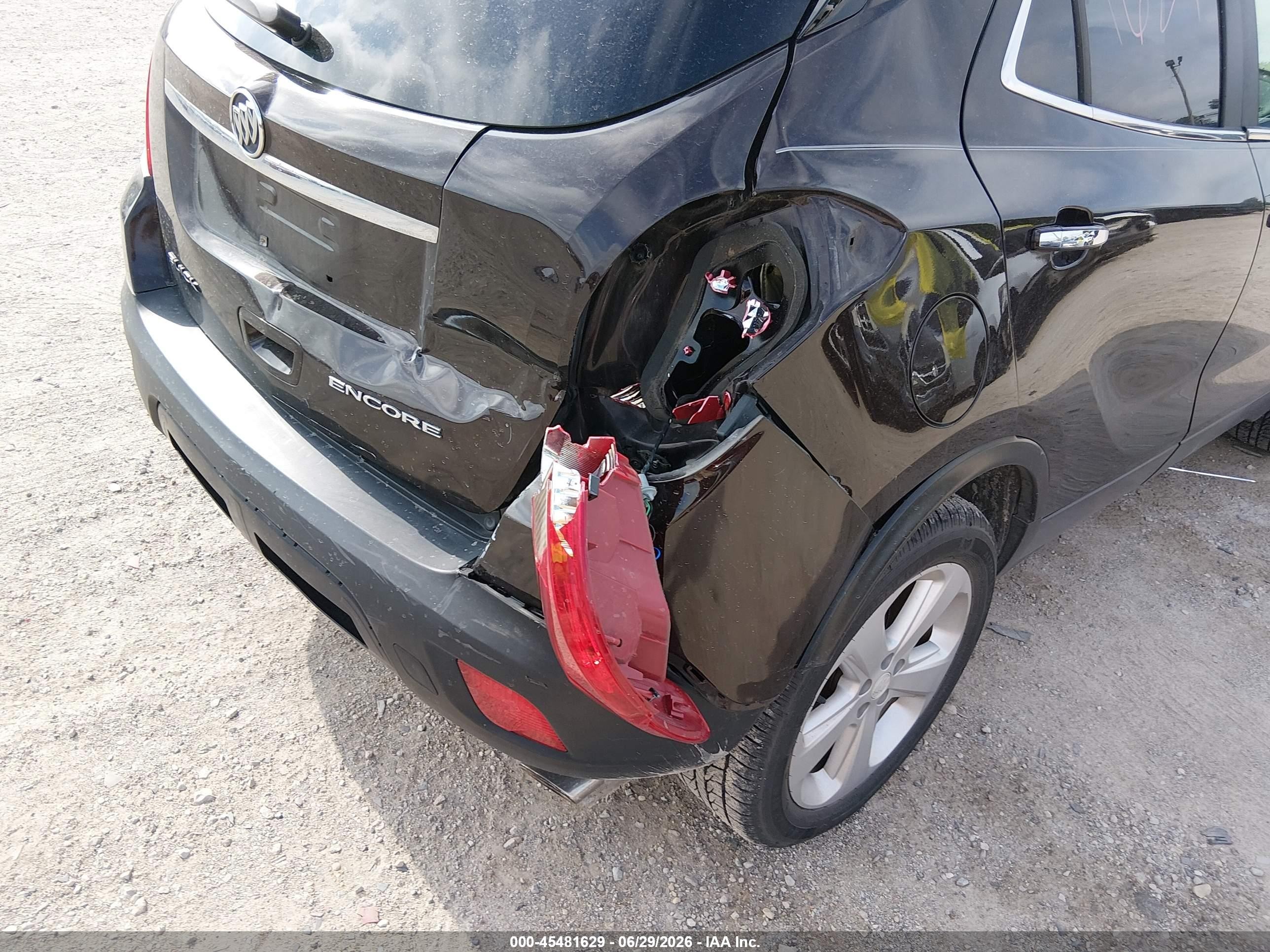 2015 Buick Encore Convenience Black vin: KL4CJBSB7FB201051