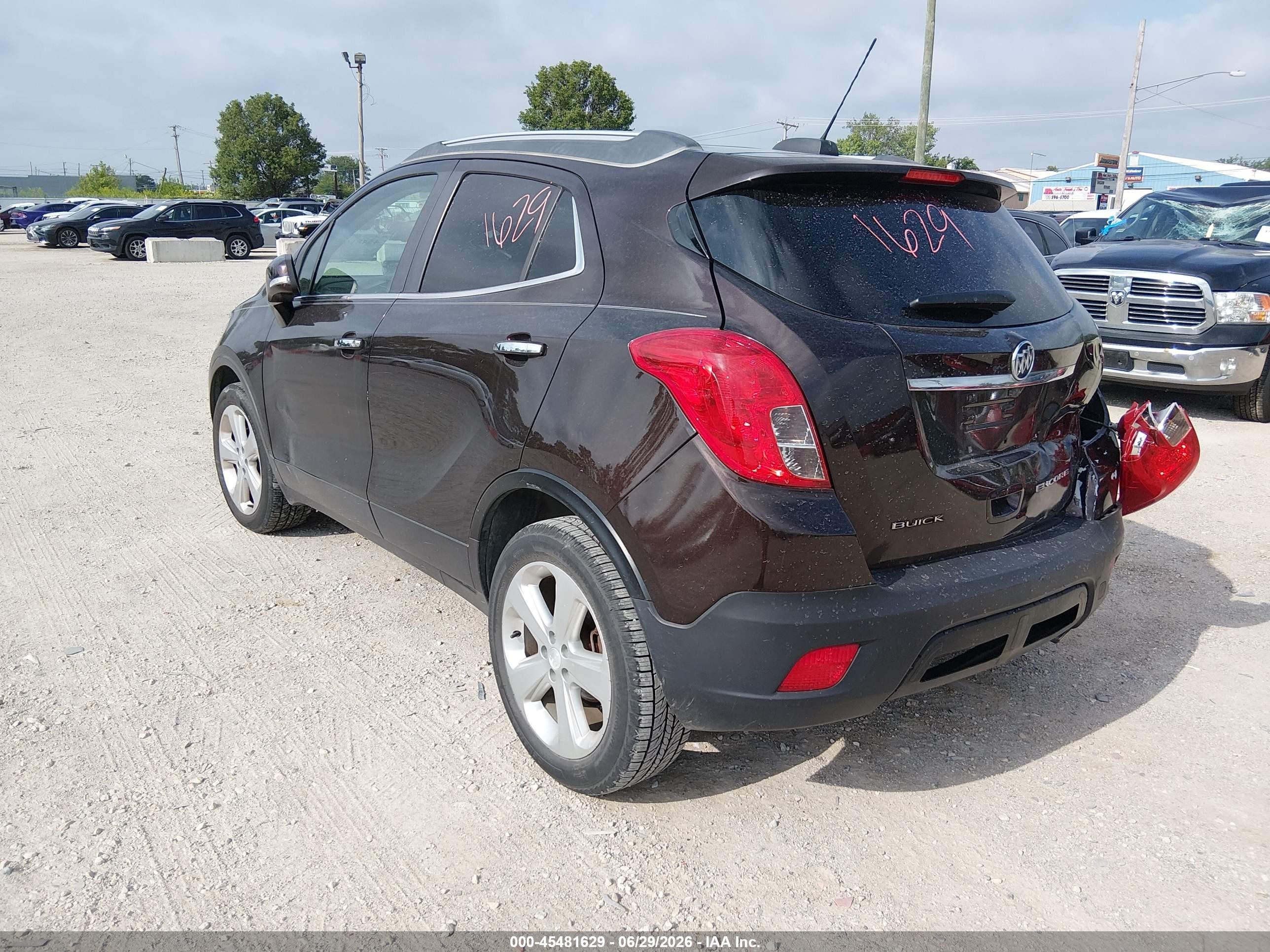 2015 Buick Encore Convenience Black vin: KL4CJBSB7FB201051