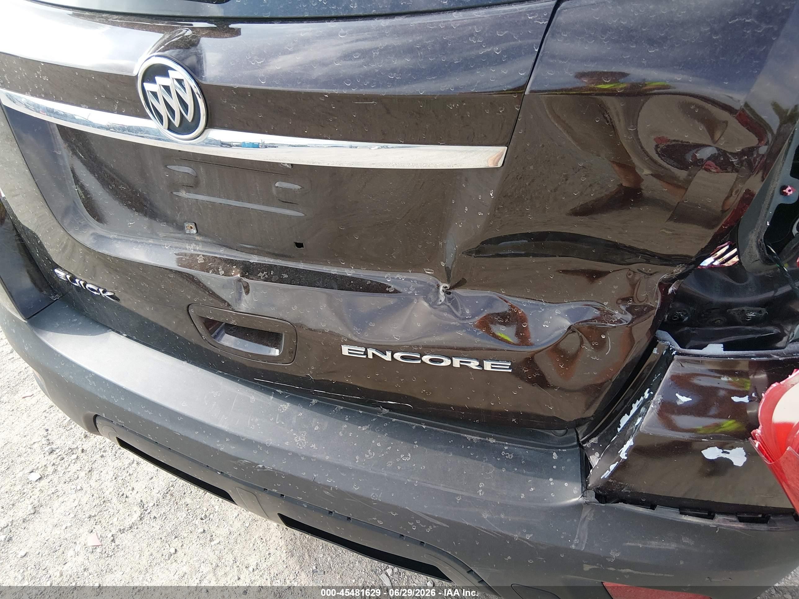 2015 Buick Encore Convenience Black vin: KL4CJBSB7FB201051