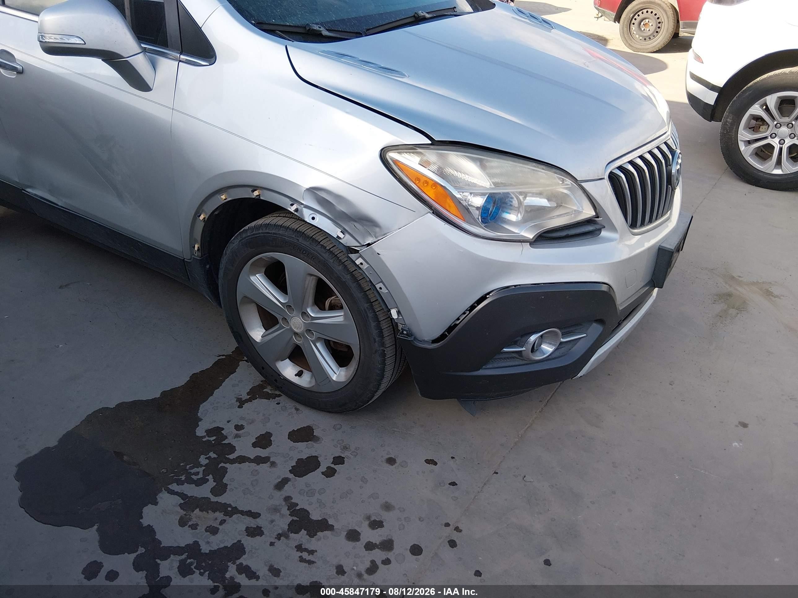 2015 Buick Encore Convenience Silver vin: KL4CJBSB7FB234759