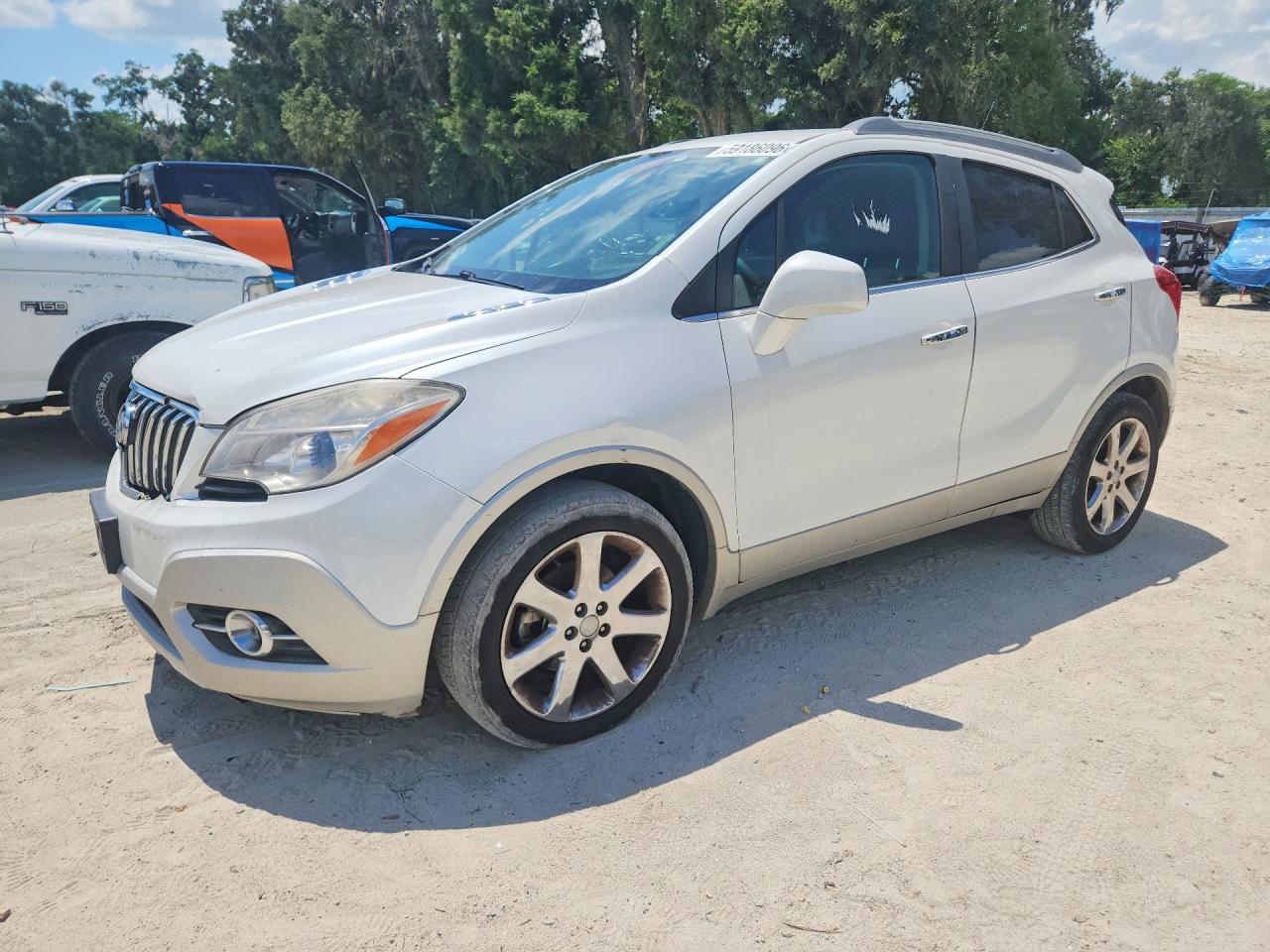 2013 Buick Encore Convenience Белый vin: KL4CJBSB8DB084805