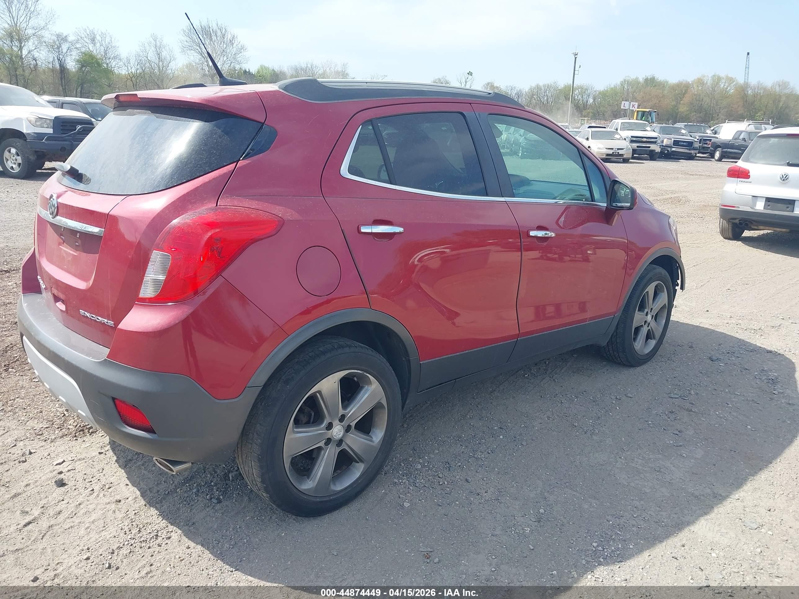 2013 Buick Encore Convenience Red vin: KL4CJBSB8DB185360