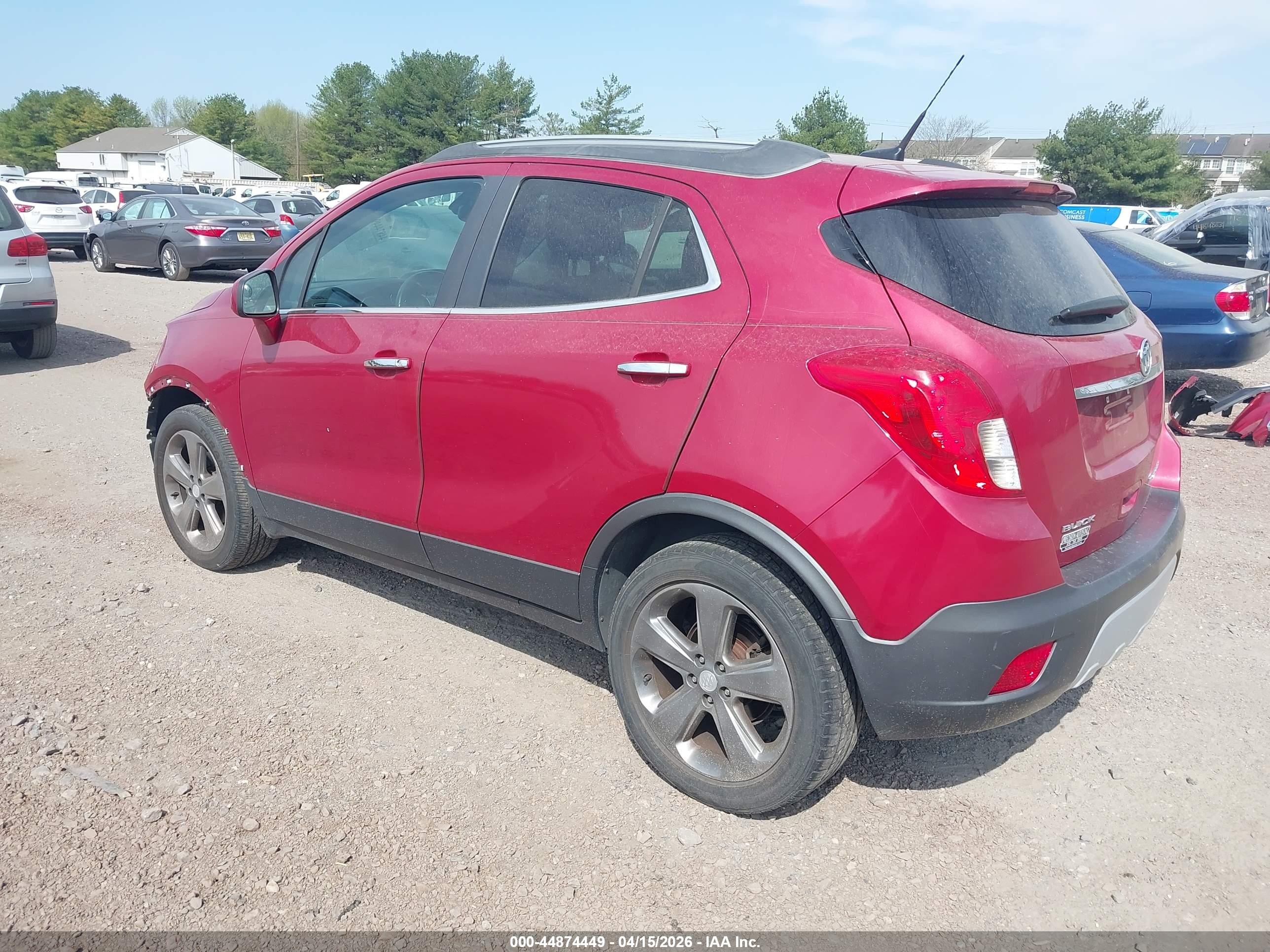 2013 Buick Encore Convenience Red vin: KL4CJBSB8DB185360