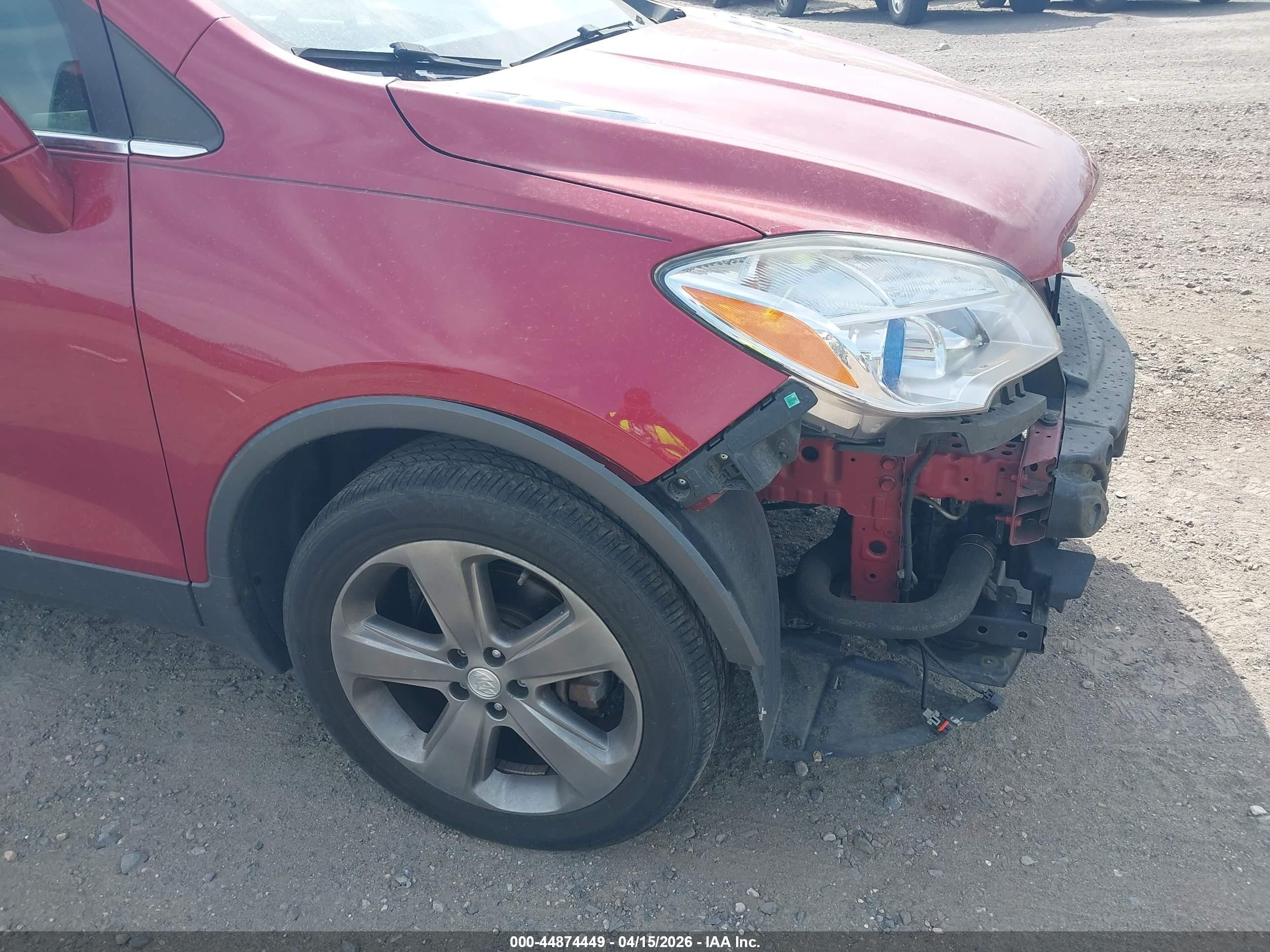 2013 Buick Encore Convenience Red vin: KL4CJBSB8DB185360