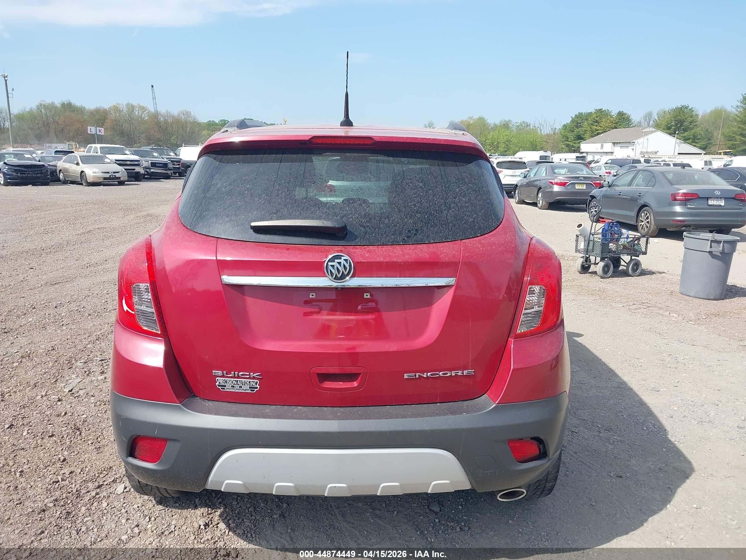 2013 Buick Encore Convenience Red vin: KL4CJBSB8DB185360