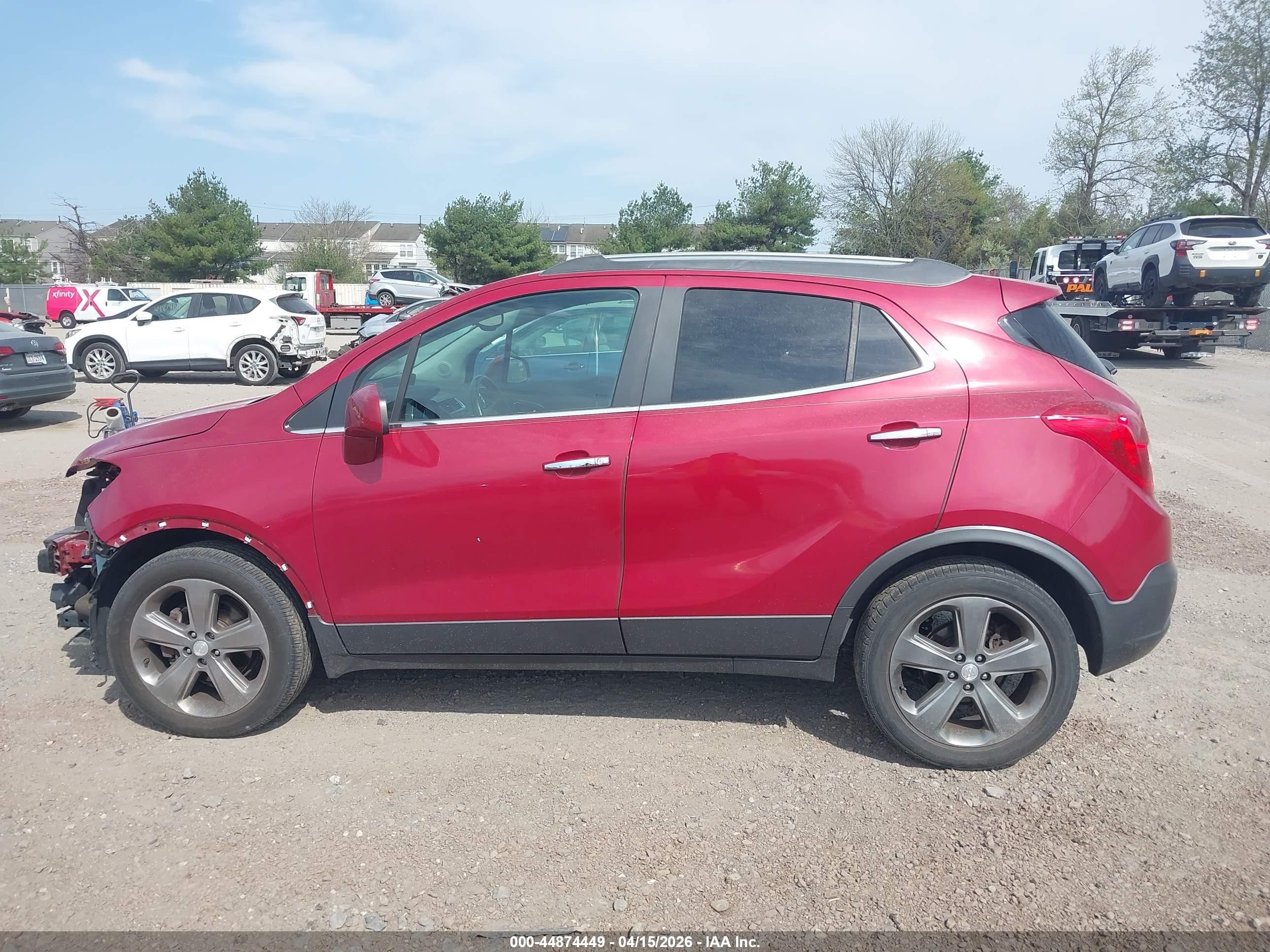2013 Buick Encore Convenience Red vin: KL4CJBSB8DB185360