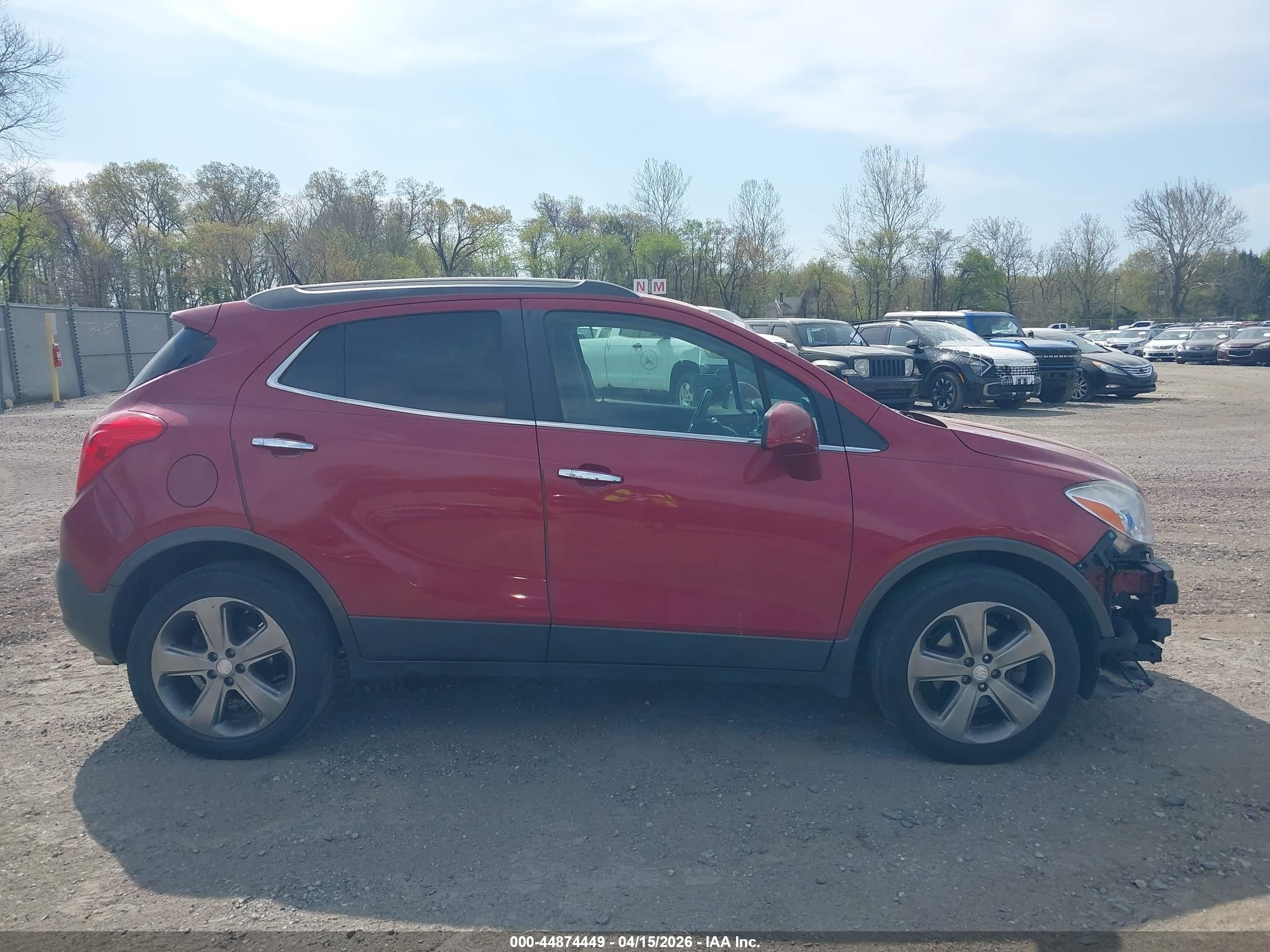 2013 Buick Encore Convenience Red vin: KL4CJBSB8DB185360