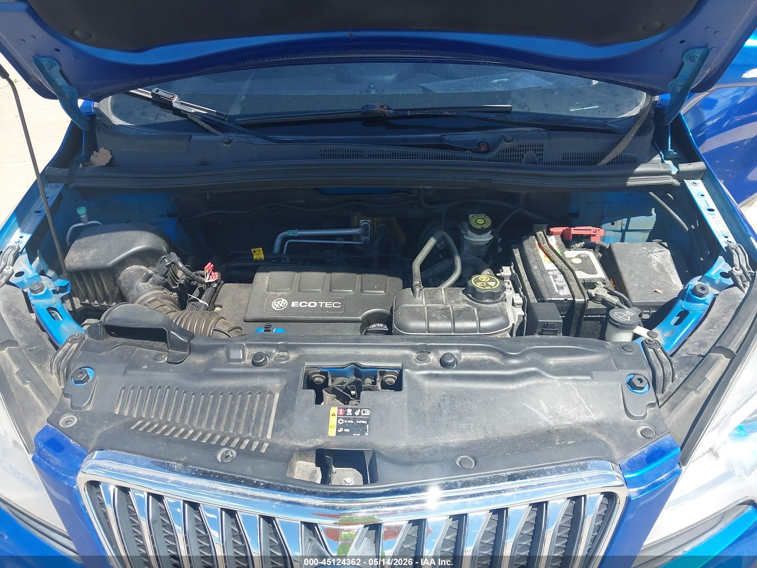 2014 Buick Encore Convenience Blue vin: KL4CJBSB8EB573416