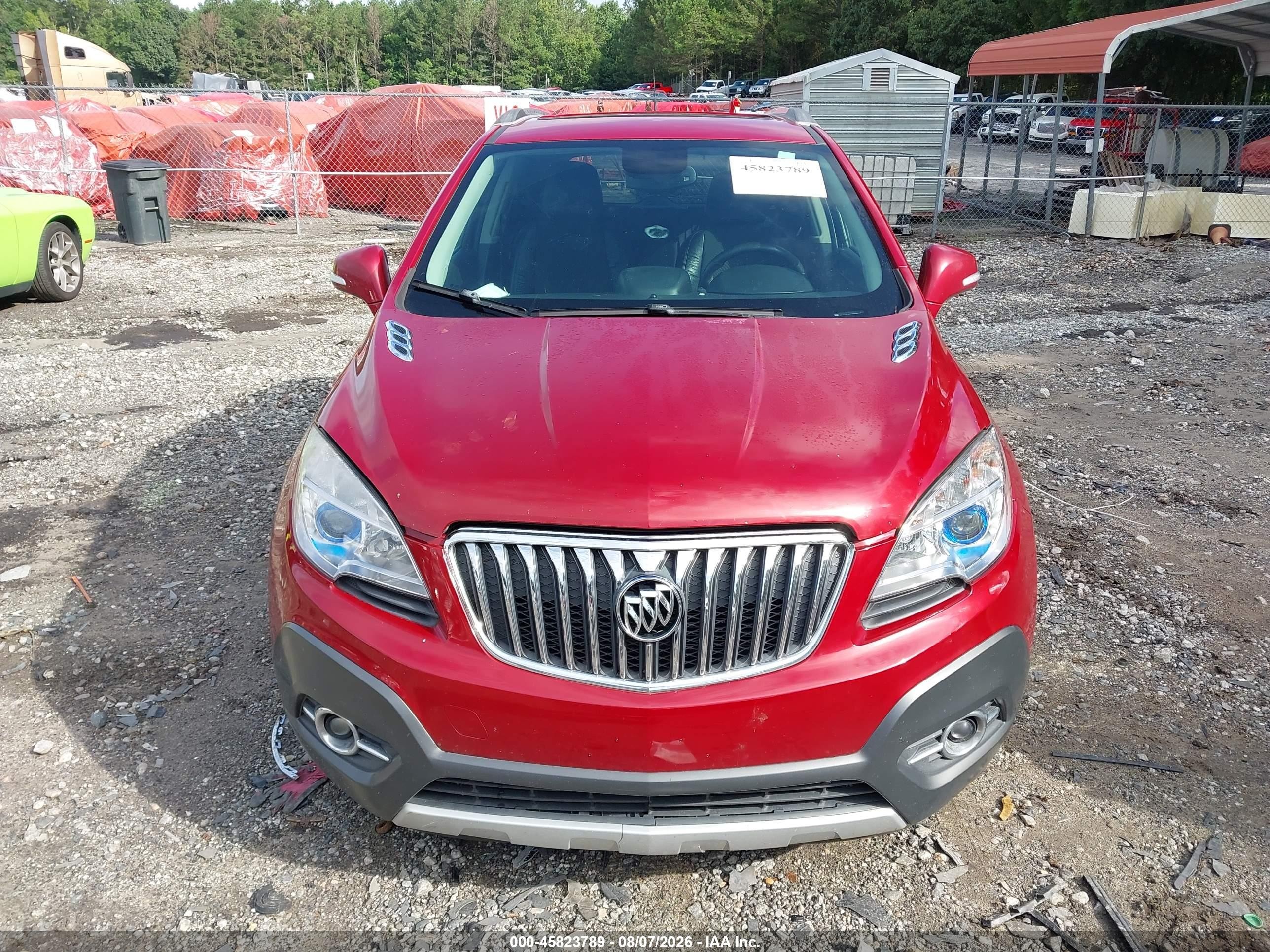 2014 Buick Encore Convenience Red vin: KL4CJBSB8EB685228
