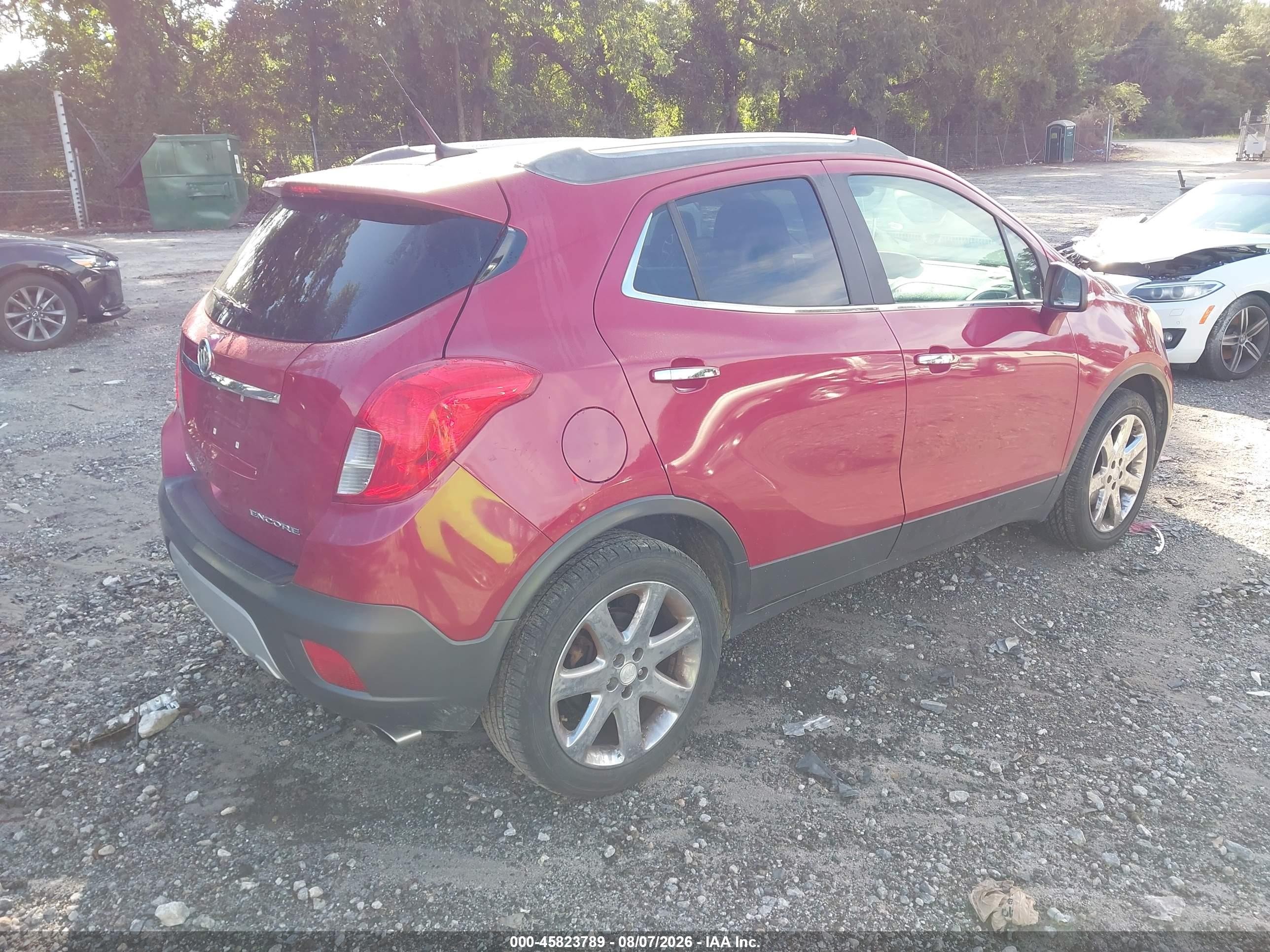 2014 Buick Encore Convenience Red vin: KL4CJBSB8EB685228