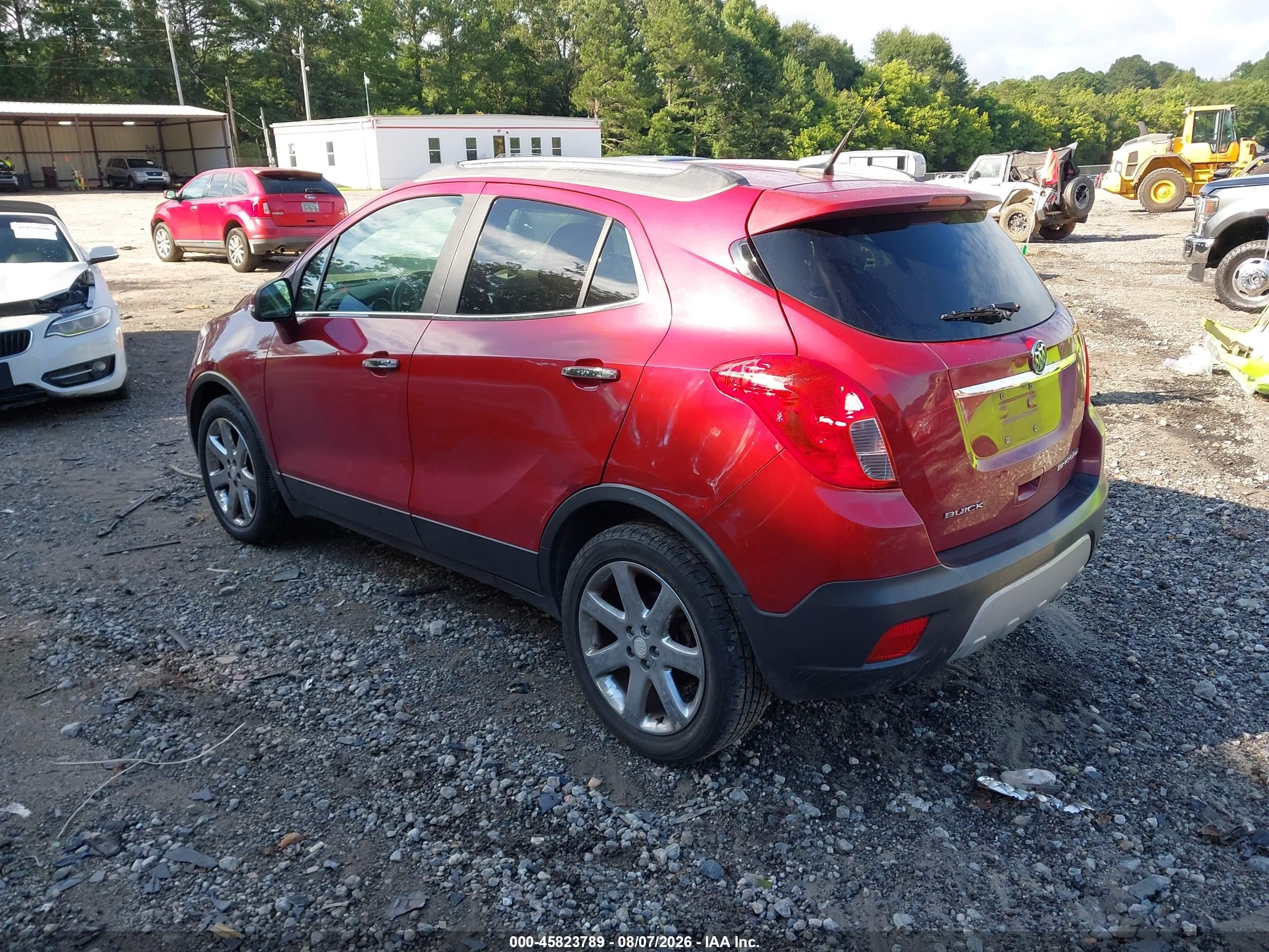 2014 Buick Encore Convenience Red vin: KL4CJBSB8EB685228