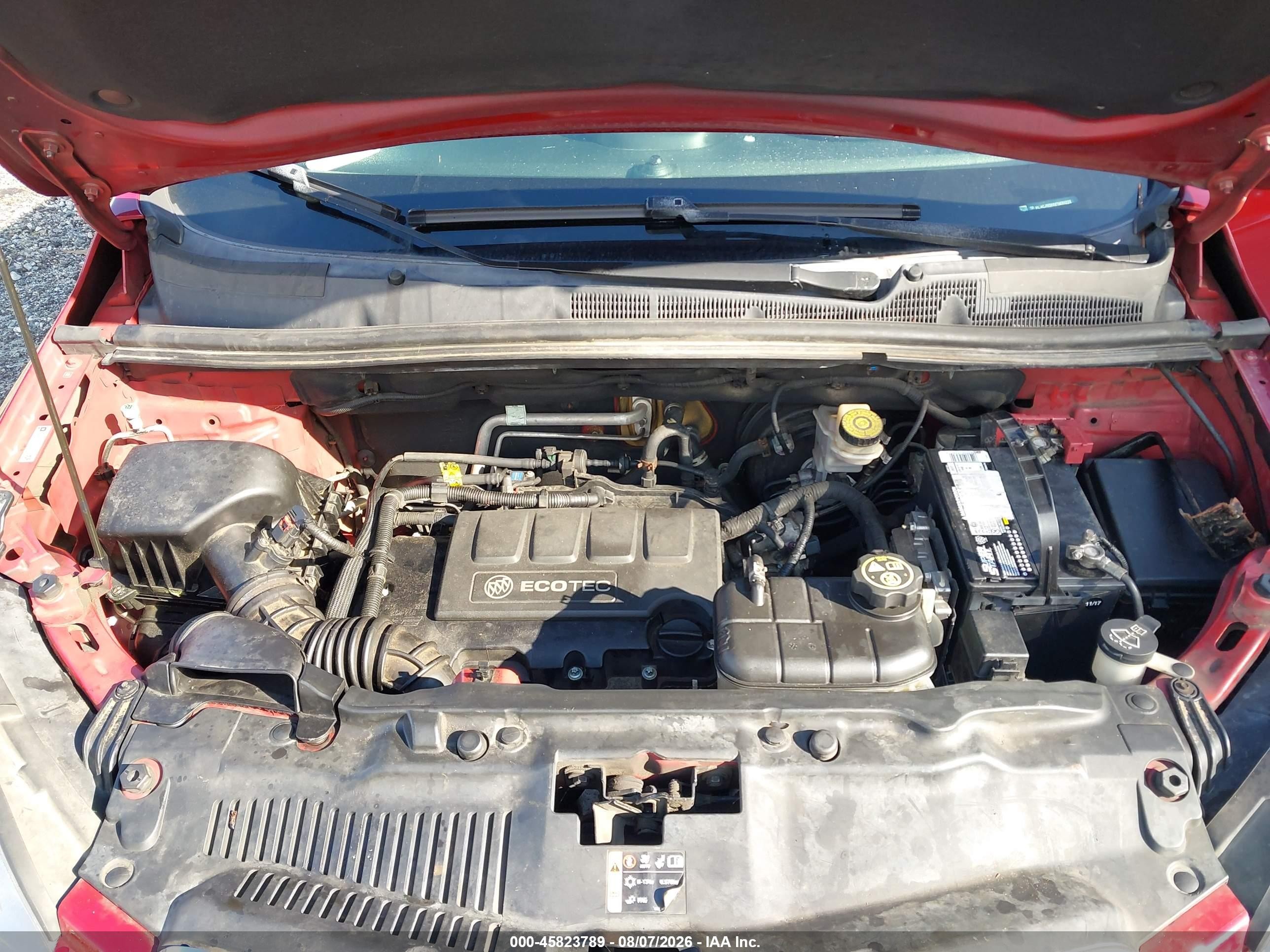 2014 Buick Encore Convenience Red vin: KL4CJBSB8EB685228