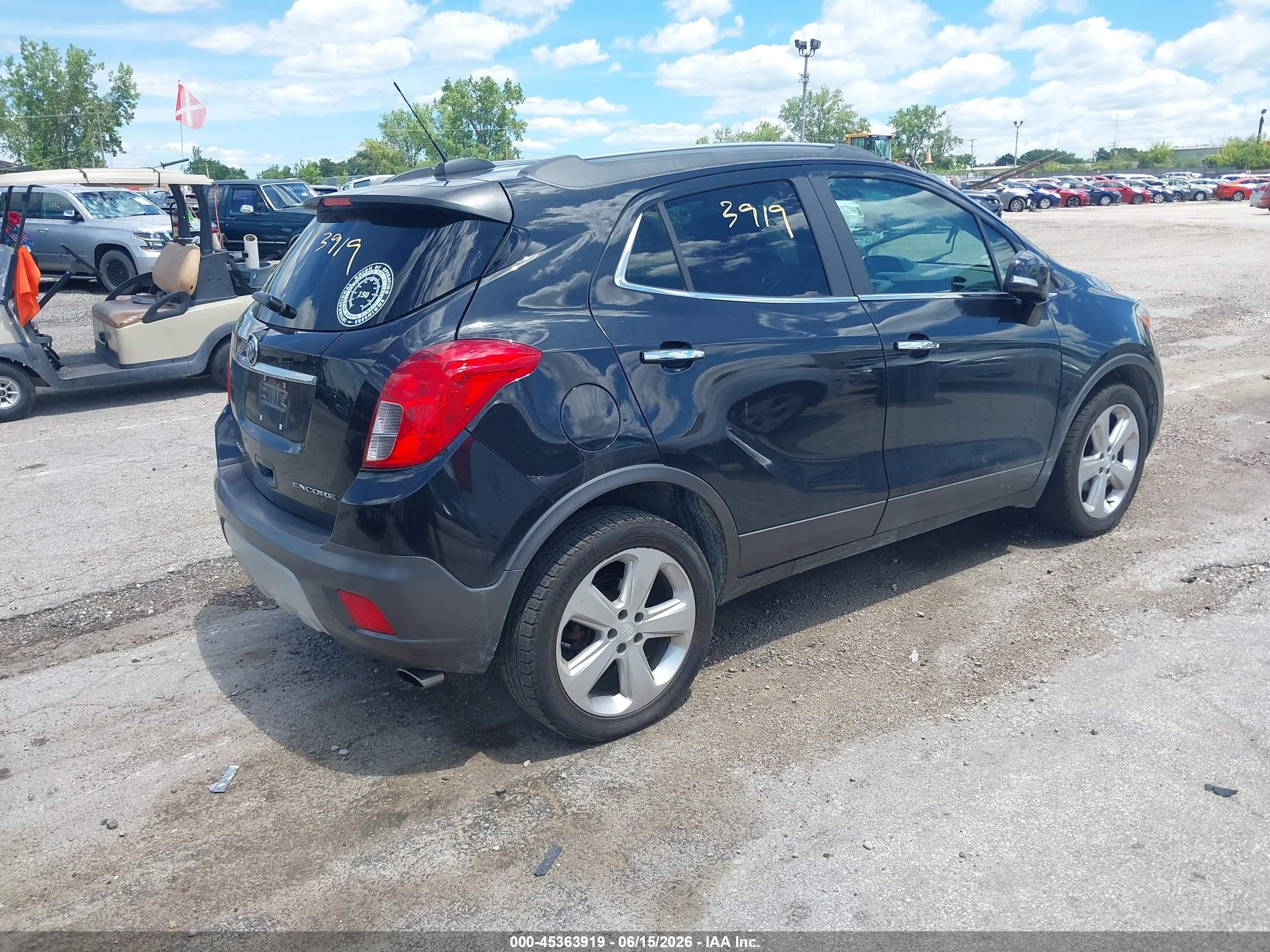 2015 Buick Encore Convenience Gray vin: KL4CJBSB8FB061429