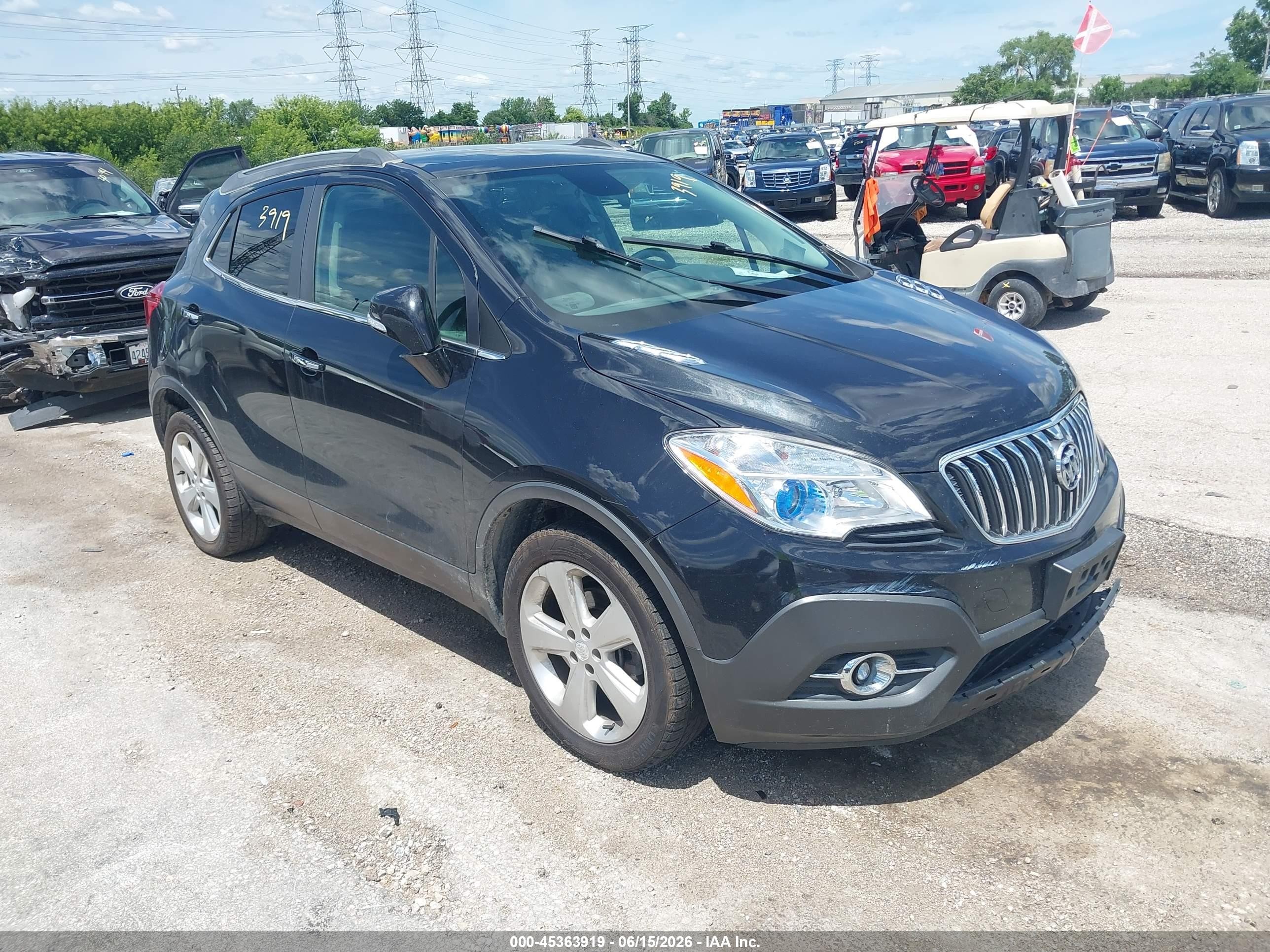 2015 Buick Encore Convenience Gray vin: KL4CJBSB8FB061429