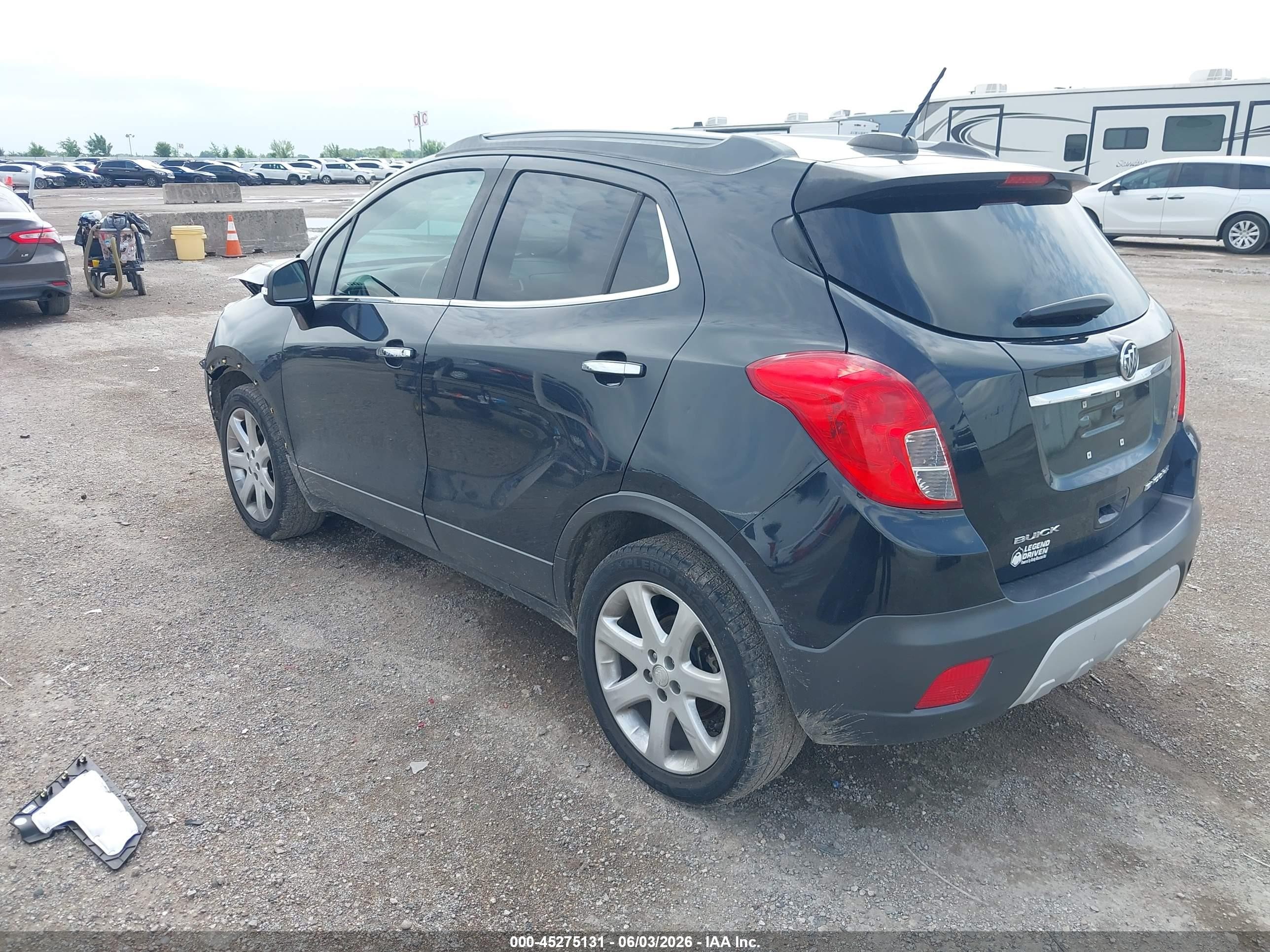 2015 Buick Encore Convenience Black vin: KL4CJBSB8FB256866