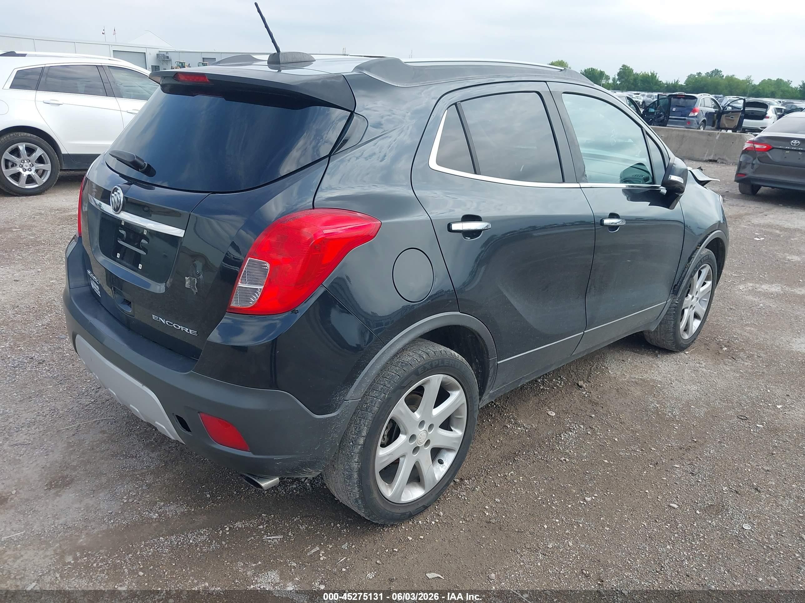 2015 Buick Encore Convenience Black vin: KL4CJBSB8FB256866