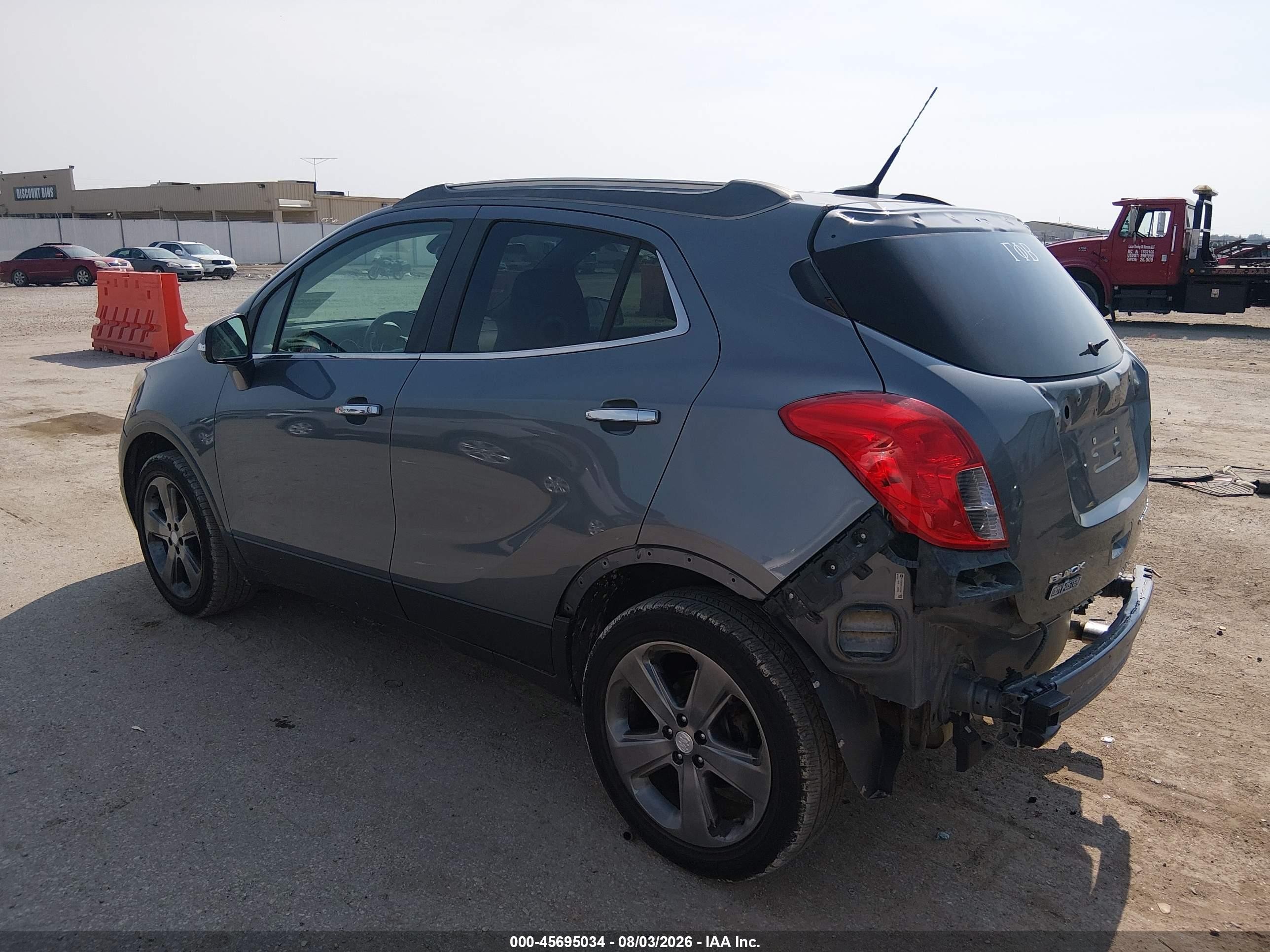 2014 Buick Encore Convenience Серый vin: KL4CJBSB9EB522300