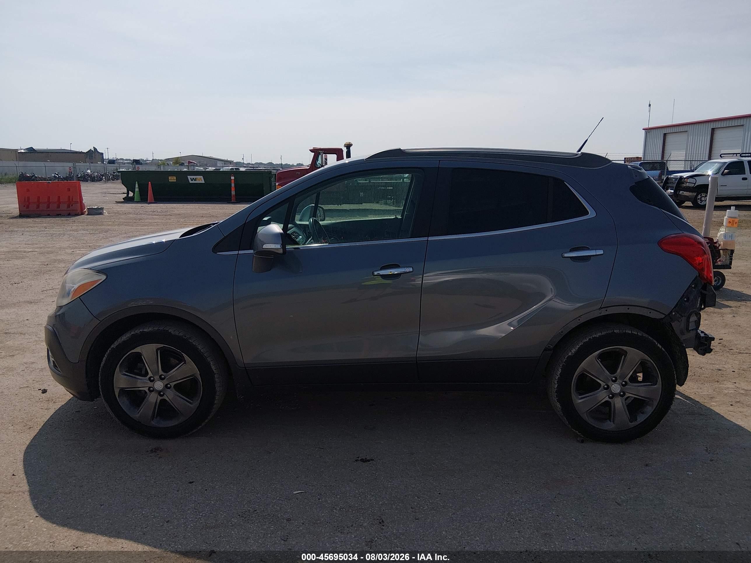 2014 Buick Encore Convenience Серый vin: KL4CJBSB9EB522300
