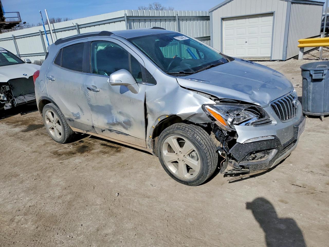 2015 Buick Encore Convenience Серый vin: KL4CJBSB9FB041772