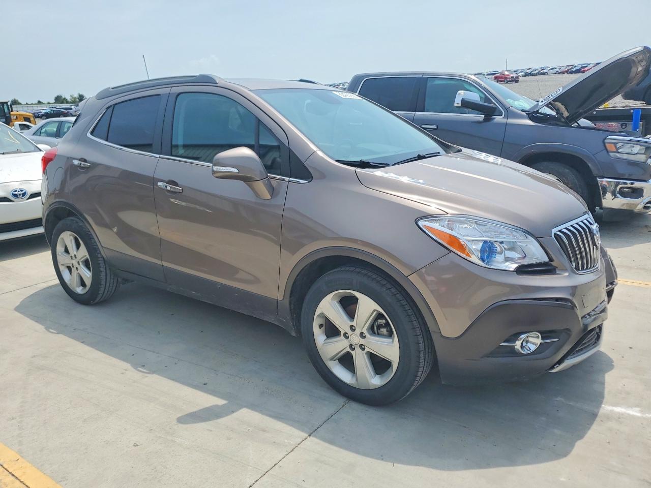 2015 Buick Encore Convenience White vin: KL4CJBSB9FB093502