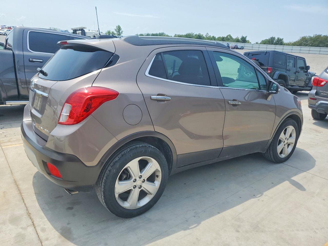 2015 Buick Encore Convenience White vin: KL4CJBSB9FB093502