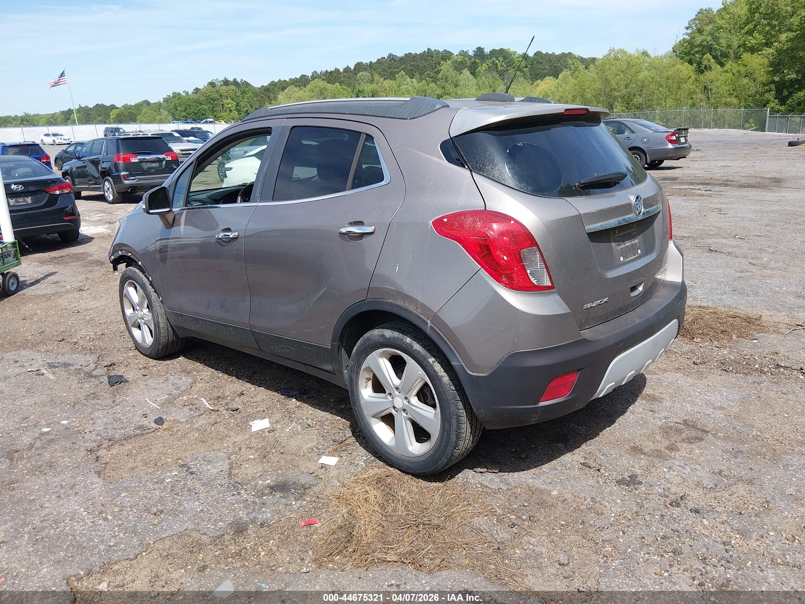 2015 Buick Encore Convenience Brown vin: KL4CJBSB9FB152659