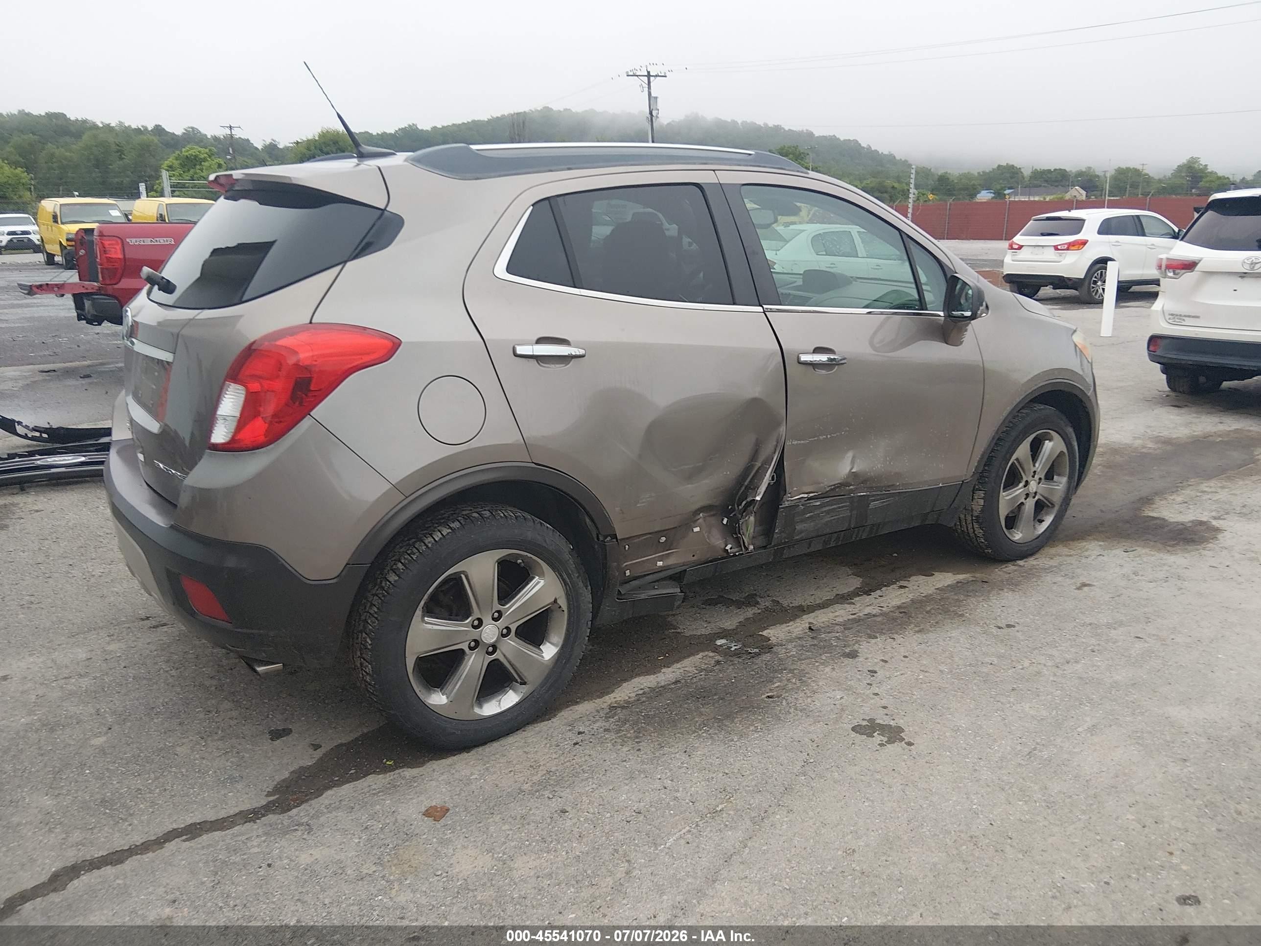 2013 Buick Encore Convenience Brown vin: KL4CJBSBXDB081842