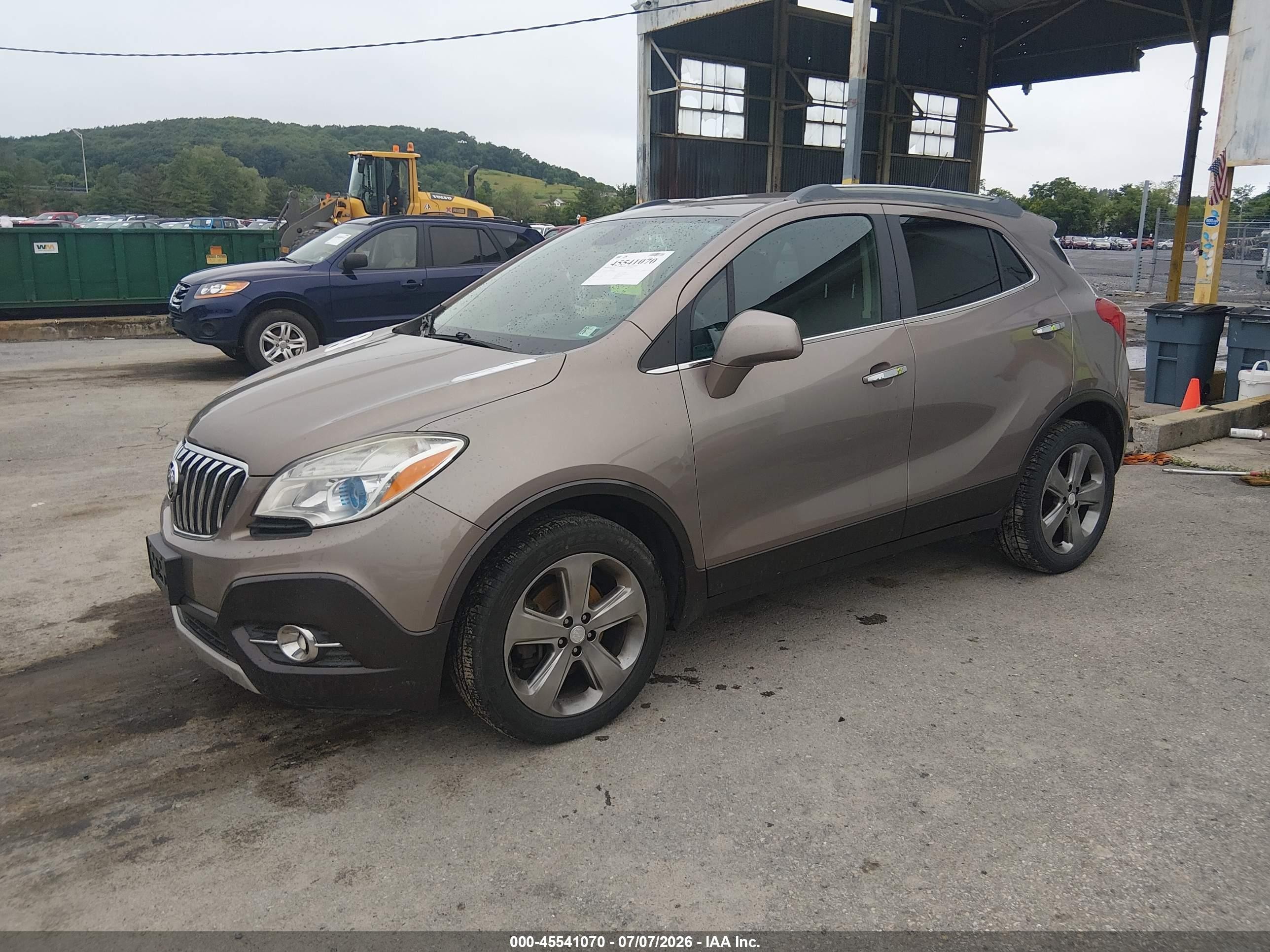 2013 Buick Encore Convenience Brown vin: KL4CJBSBXDB081842