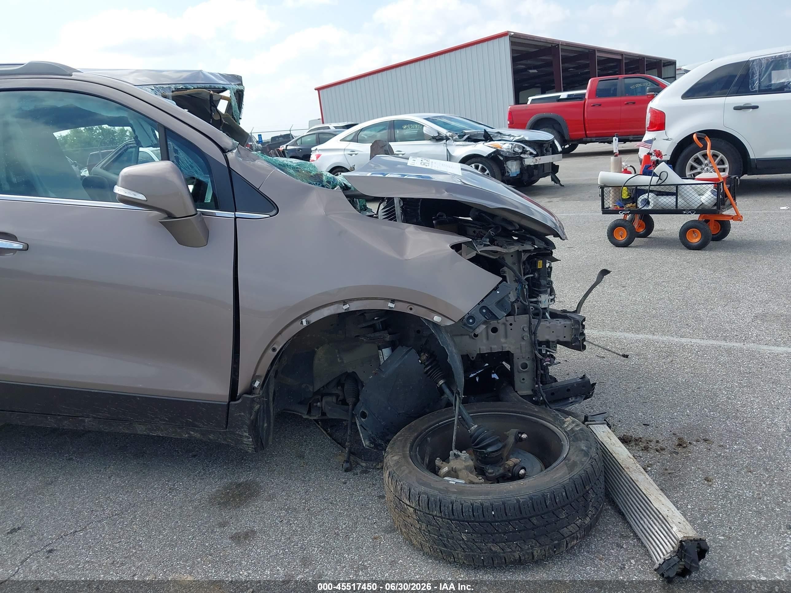 2014 Buick Encore Convenience Brown vin: KL4CJBSBXEB583588
