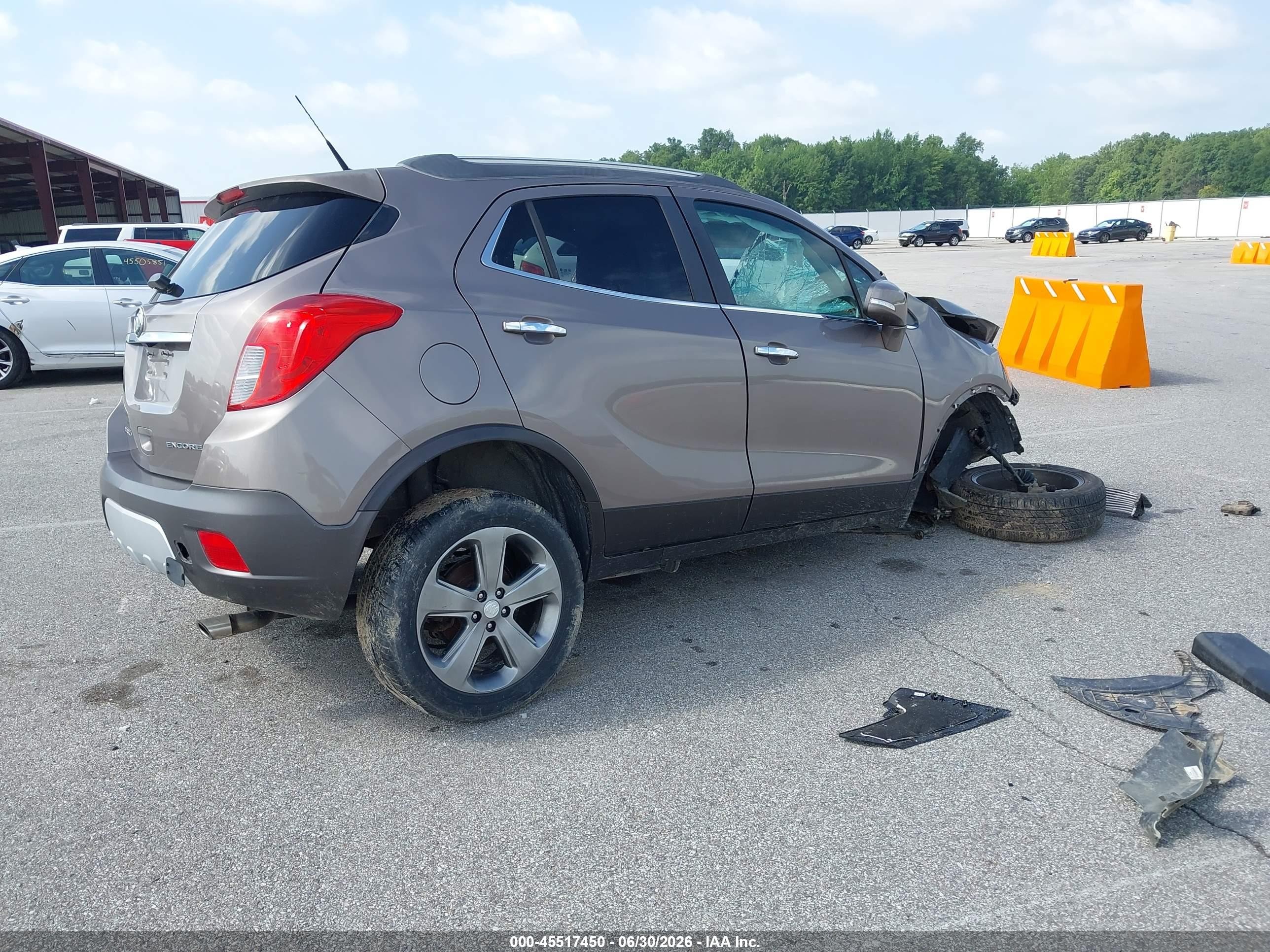 2014 Buick Encore Convenience Brown vin: KL4CJBSBXEB583588