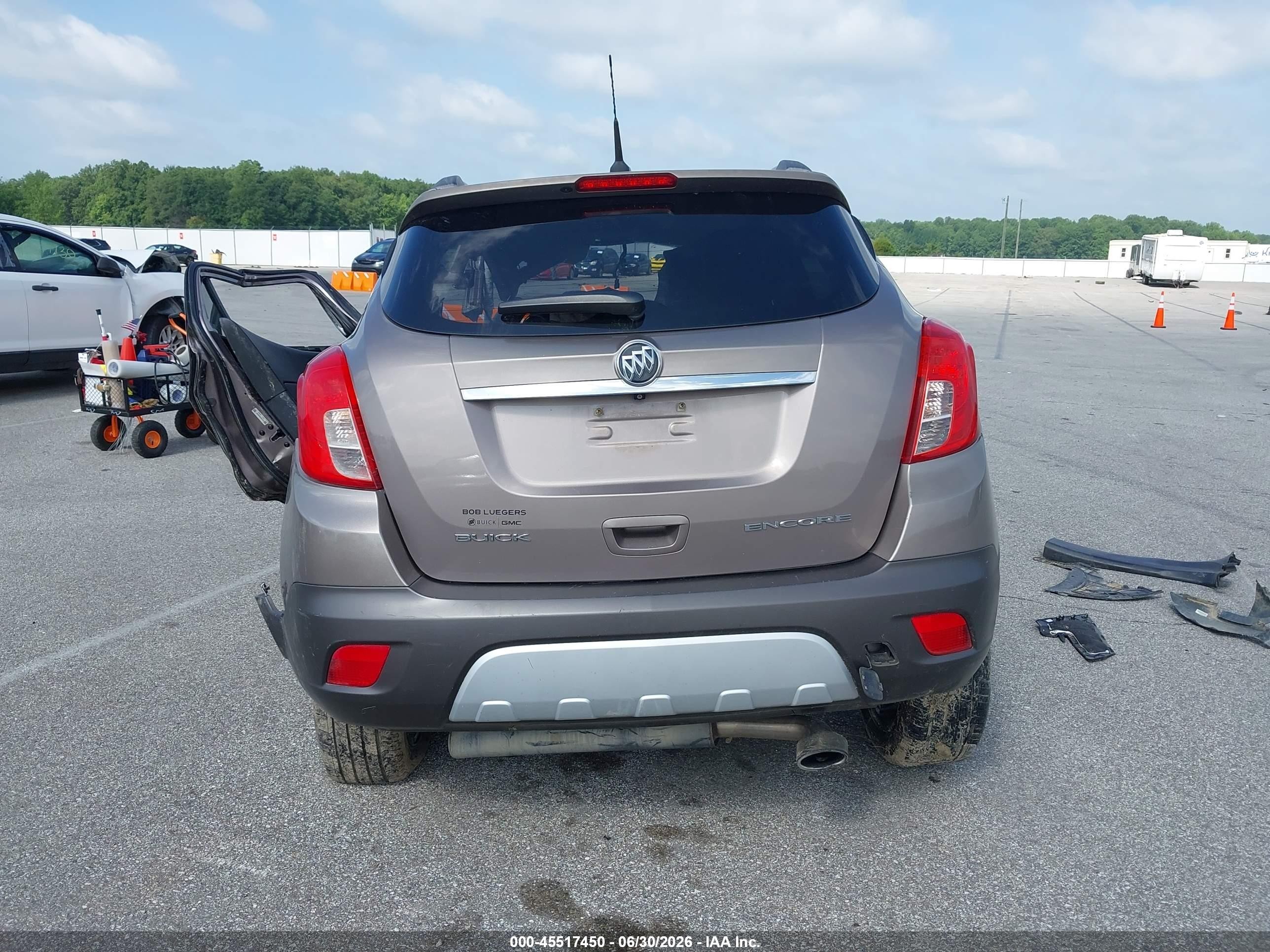 2014 Buick Encore Convenience Brown vin: KL4CJBSBXEB583588