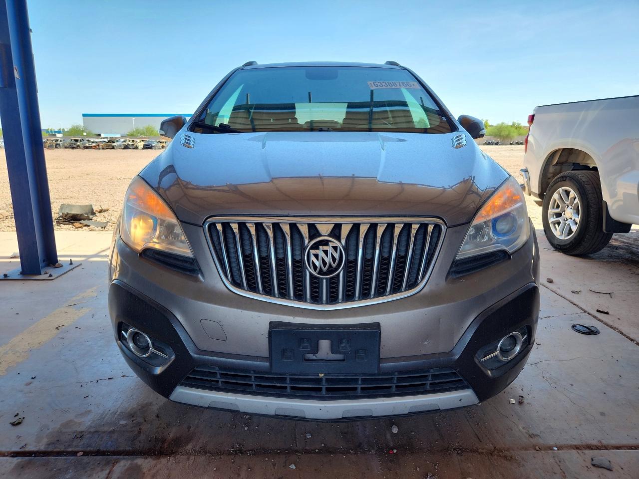 2014 Buick Encore Convenience Silver vin: KL4CJBSBXEB585115