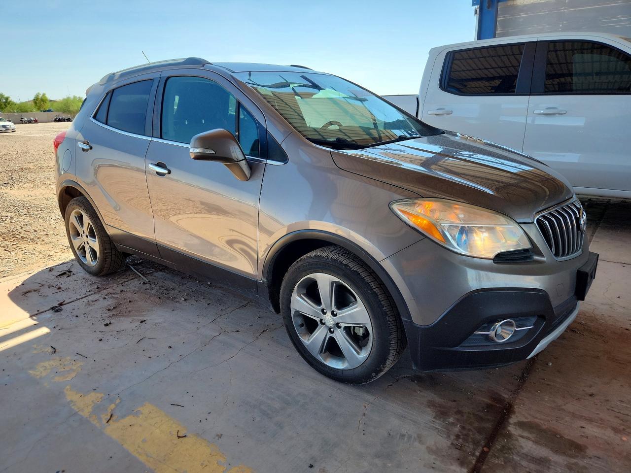 2014 Buick Encore Convenience Silver vin: KL4CJBSBXEB585115
