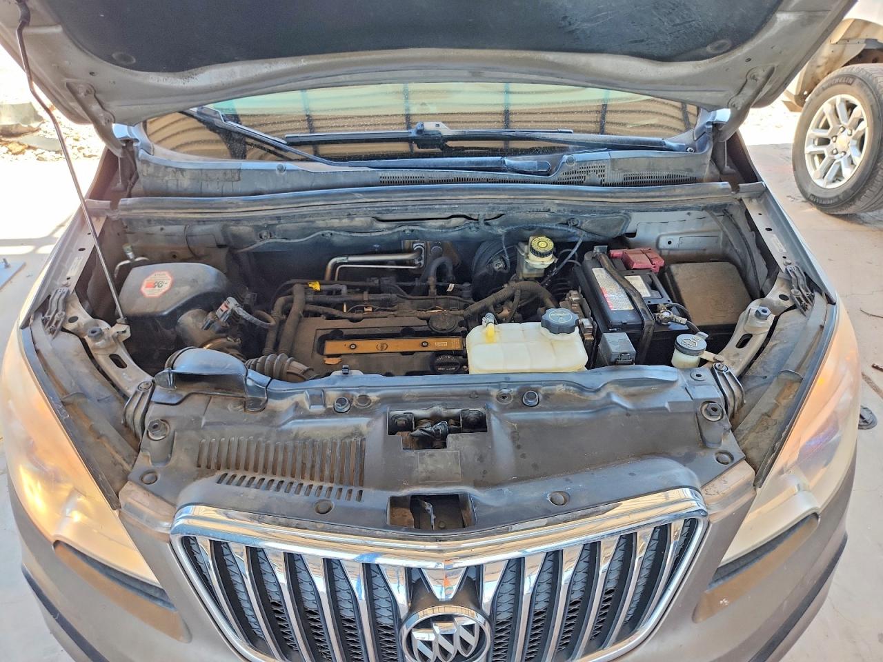2014 Buick Encore Convenience Silver vin: KL4CJBSBXEB585115