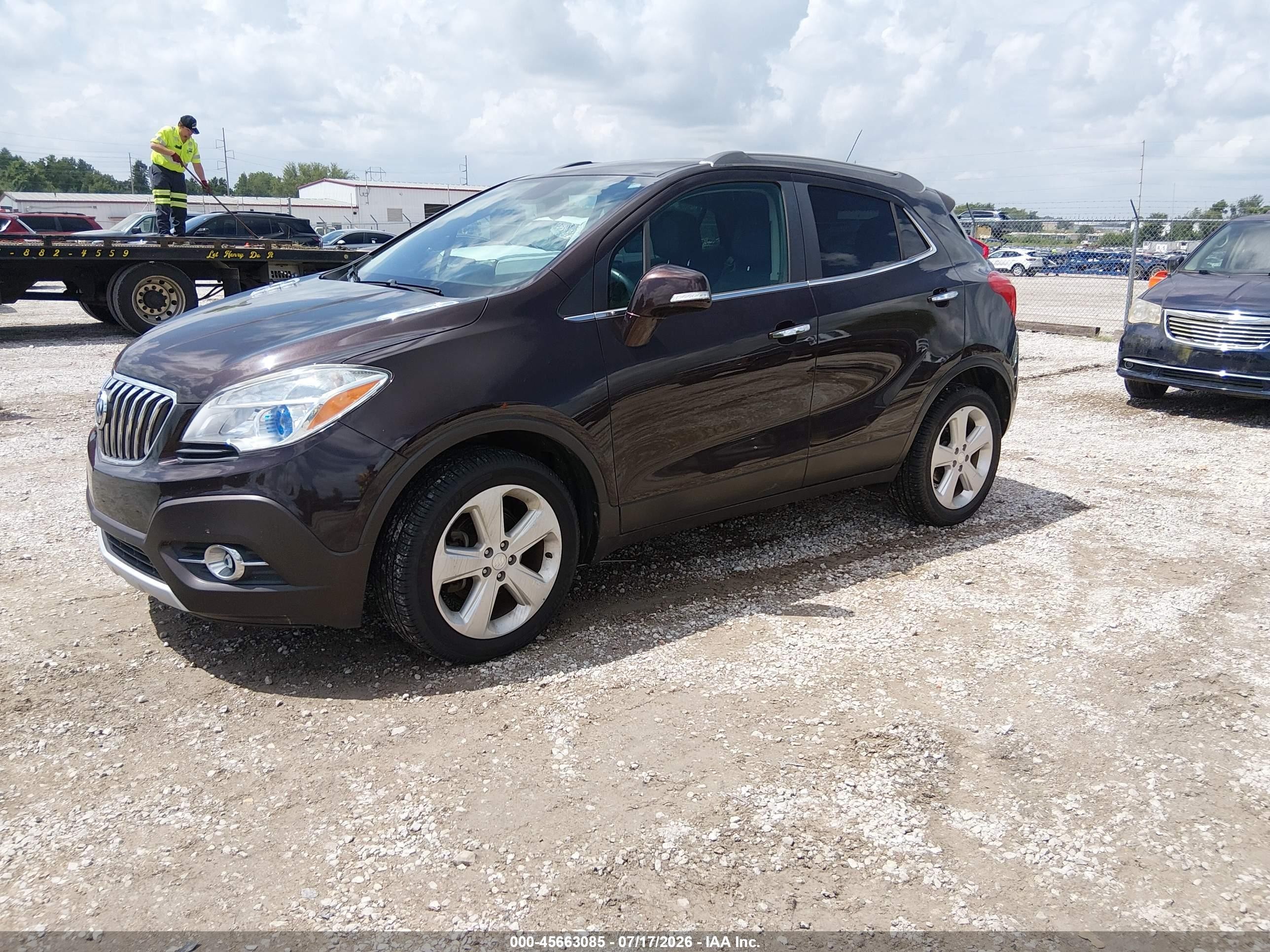 2015 Buick Encore Convenience Brown vin: KL4CJBSBXFB151925