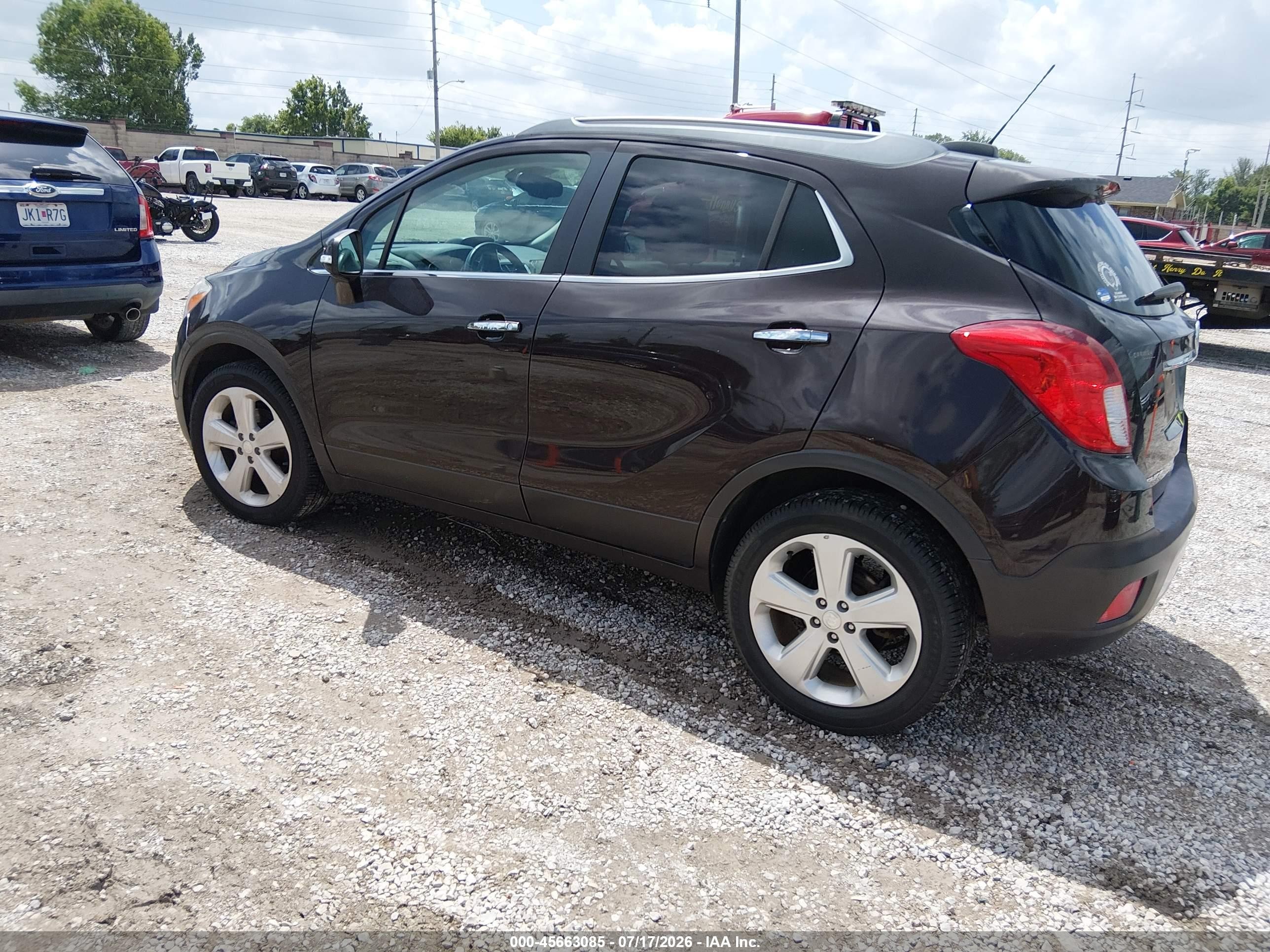 2015 Buick Encore Convenience Brown vin: KL4CJBSBXFB151925