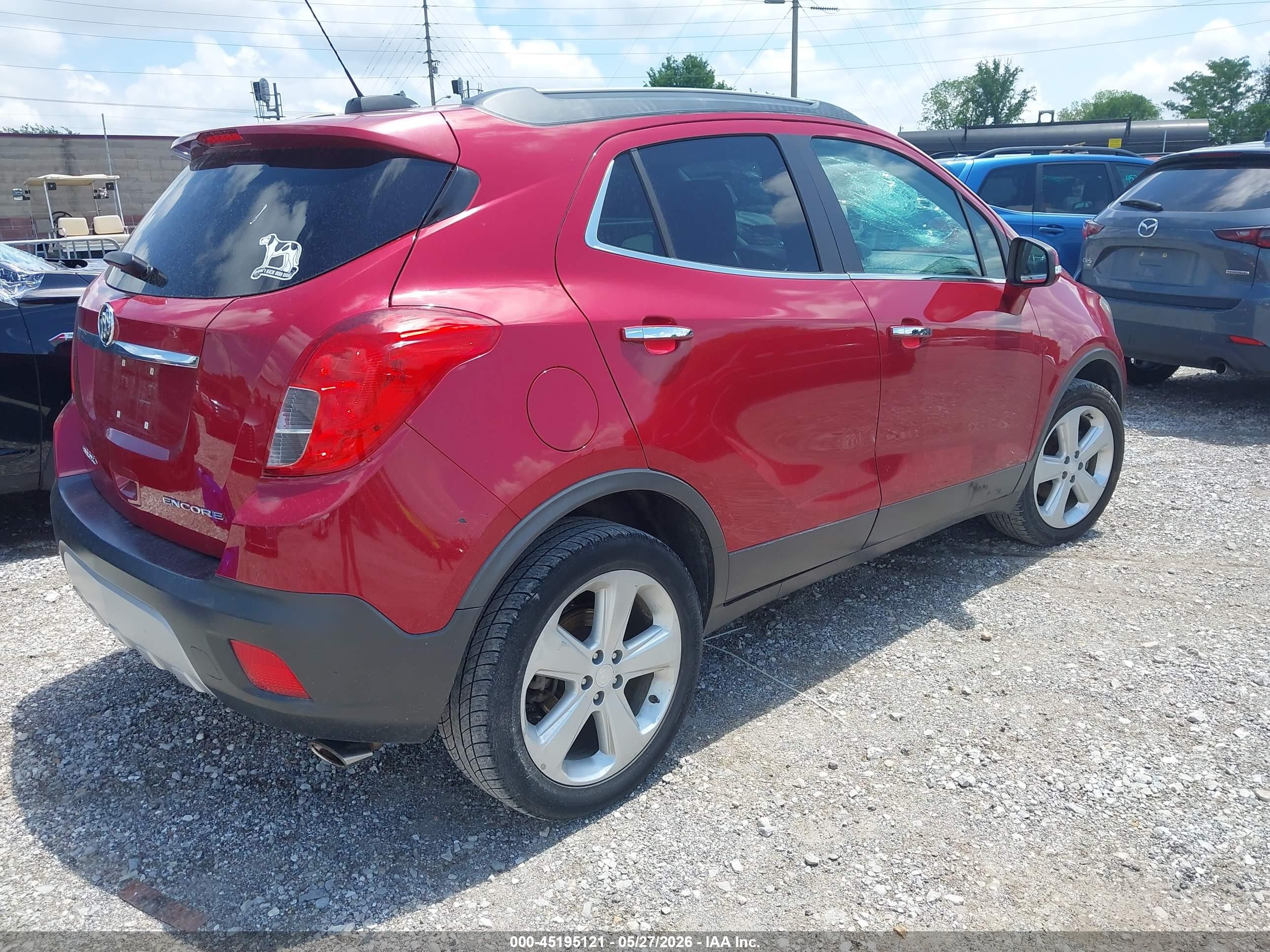 2015 Buick Encore Convenience Red vin: KL4CJBSBXFB242595