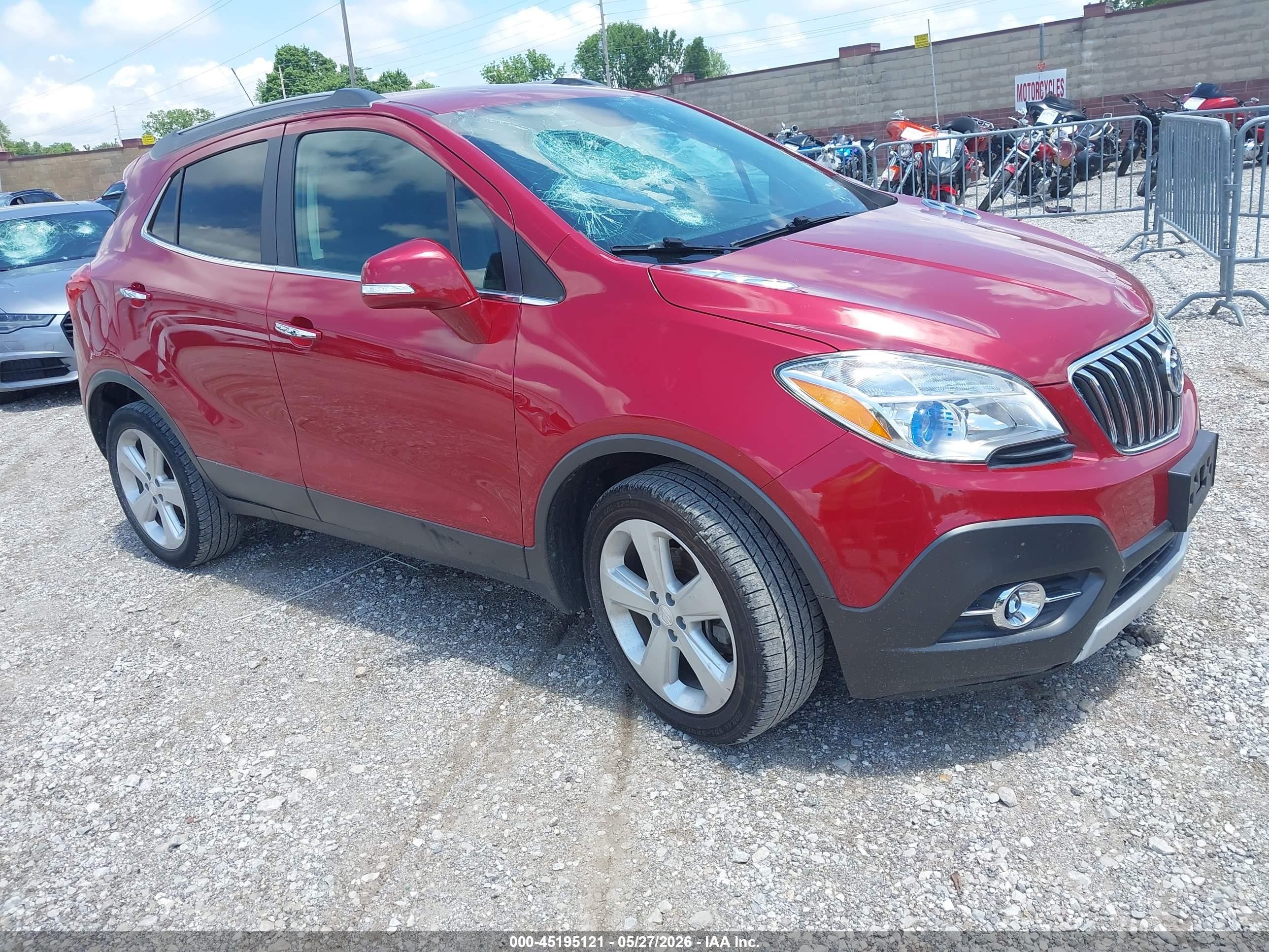 2015 Buick Encore Convenience Red vin: KL4CJBSBXFB242595