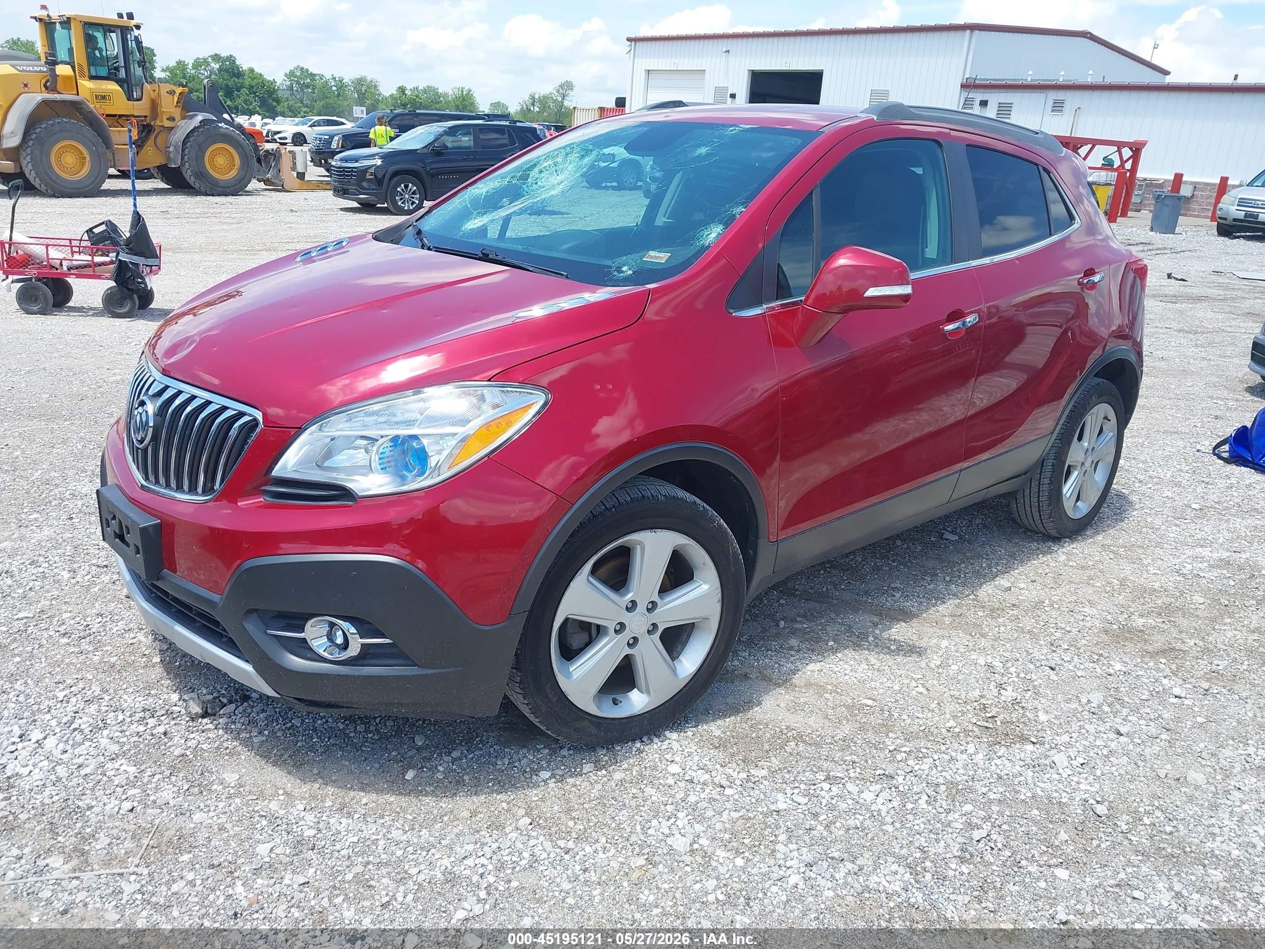 2015 Buick Encore Convenience Red vin: KL4CJBSBXFB242595