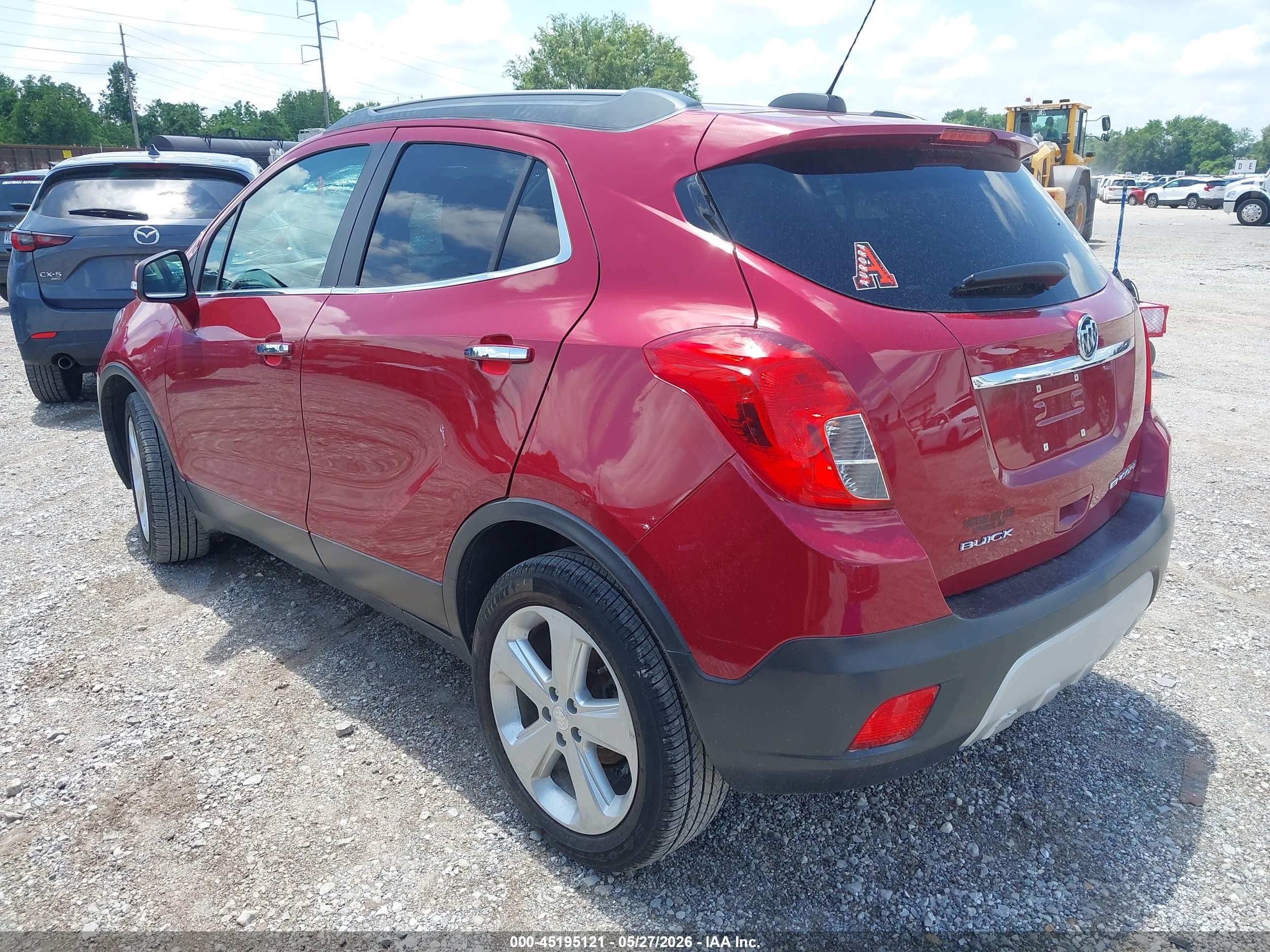 2015 Buick Encore Convenience Red vin: KL4CJBSBXFB242595