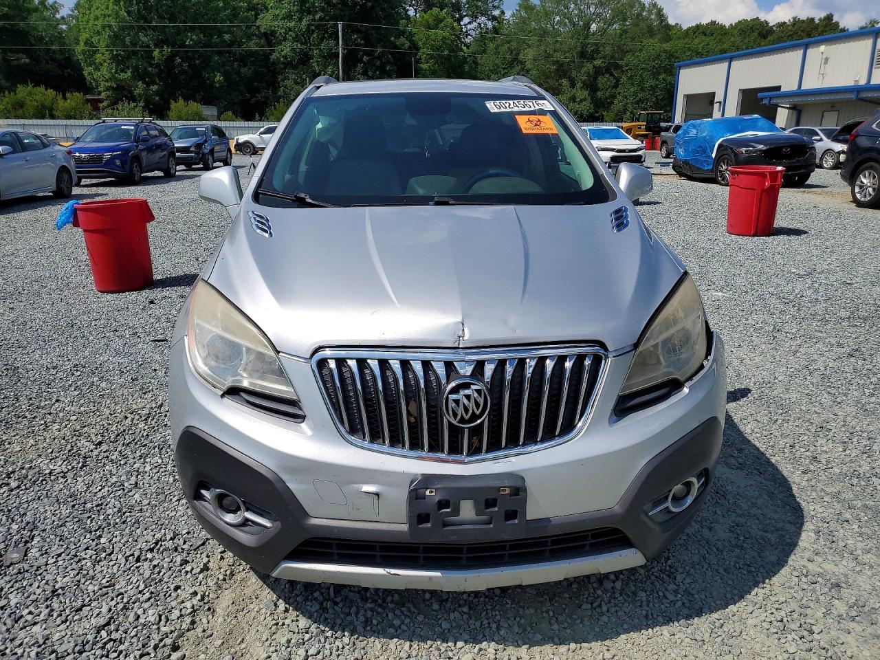 2013 Buick Encore Silver vin: KL4CJCSB0DB095545