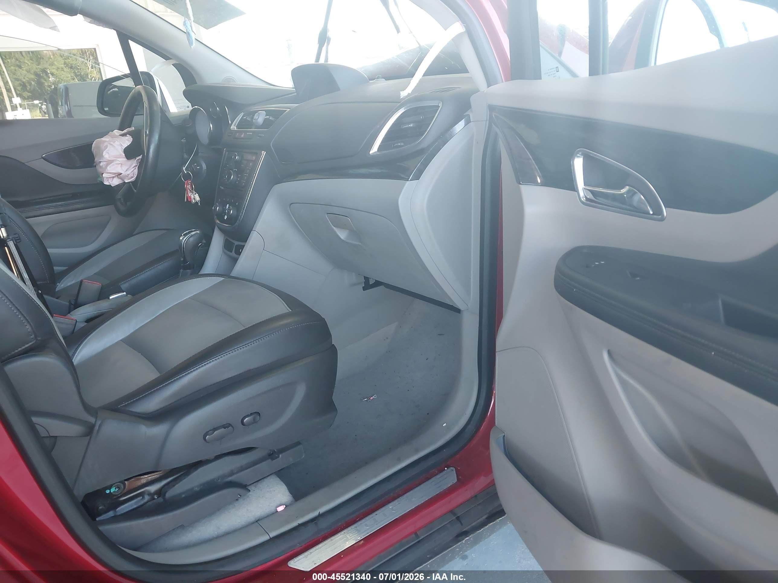 2013 Buick Encore Leather Темно-бордовый vin: KL4CJCSB0DB141861