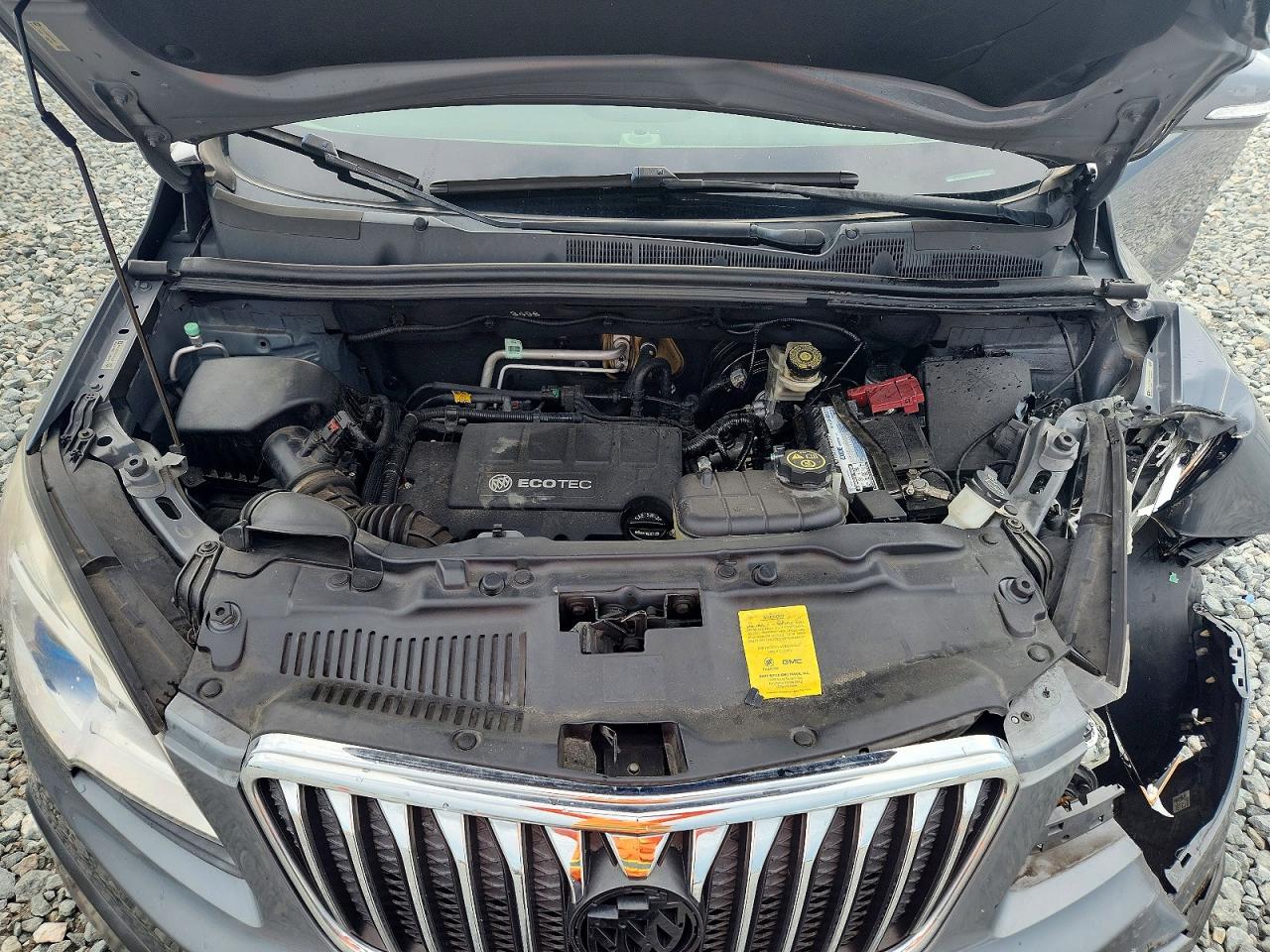 2014 Buick Encore Gray vin: KL4CJCSB0EB784616