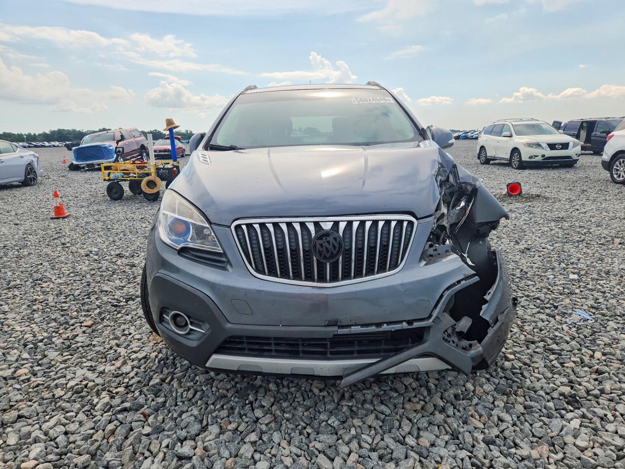 2014 Buick Encore Gray vin: KL4CJCSB0EB784616
