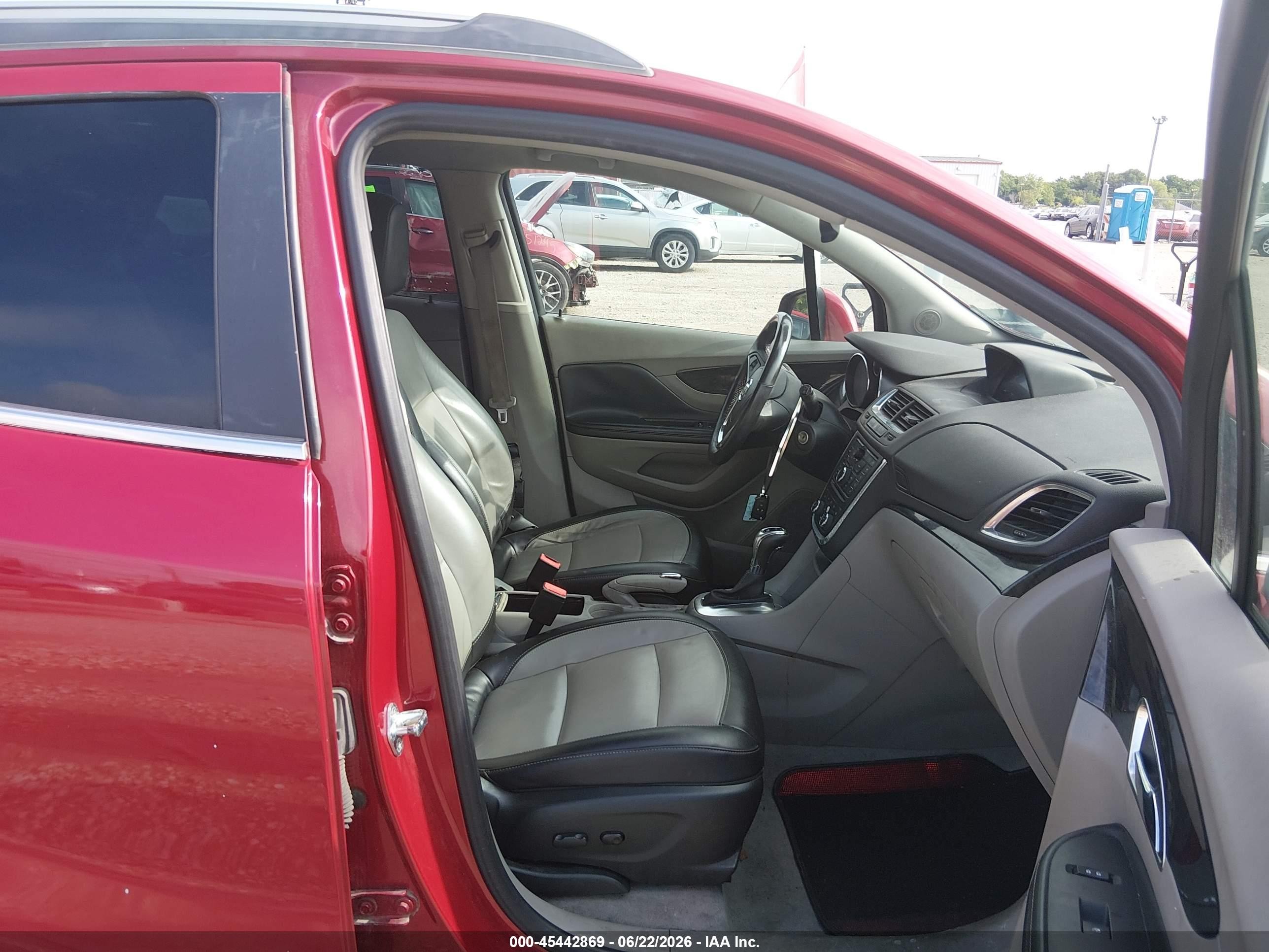 2015 Buick Encore Leather Red vin: KL4CJCSB0FB077954