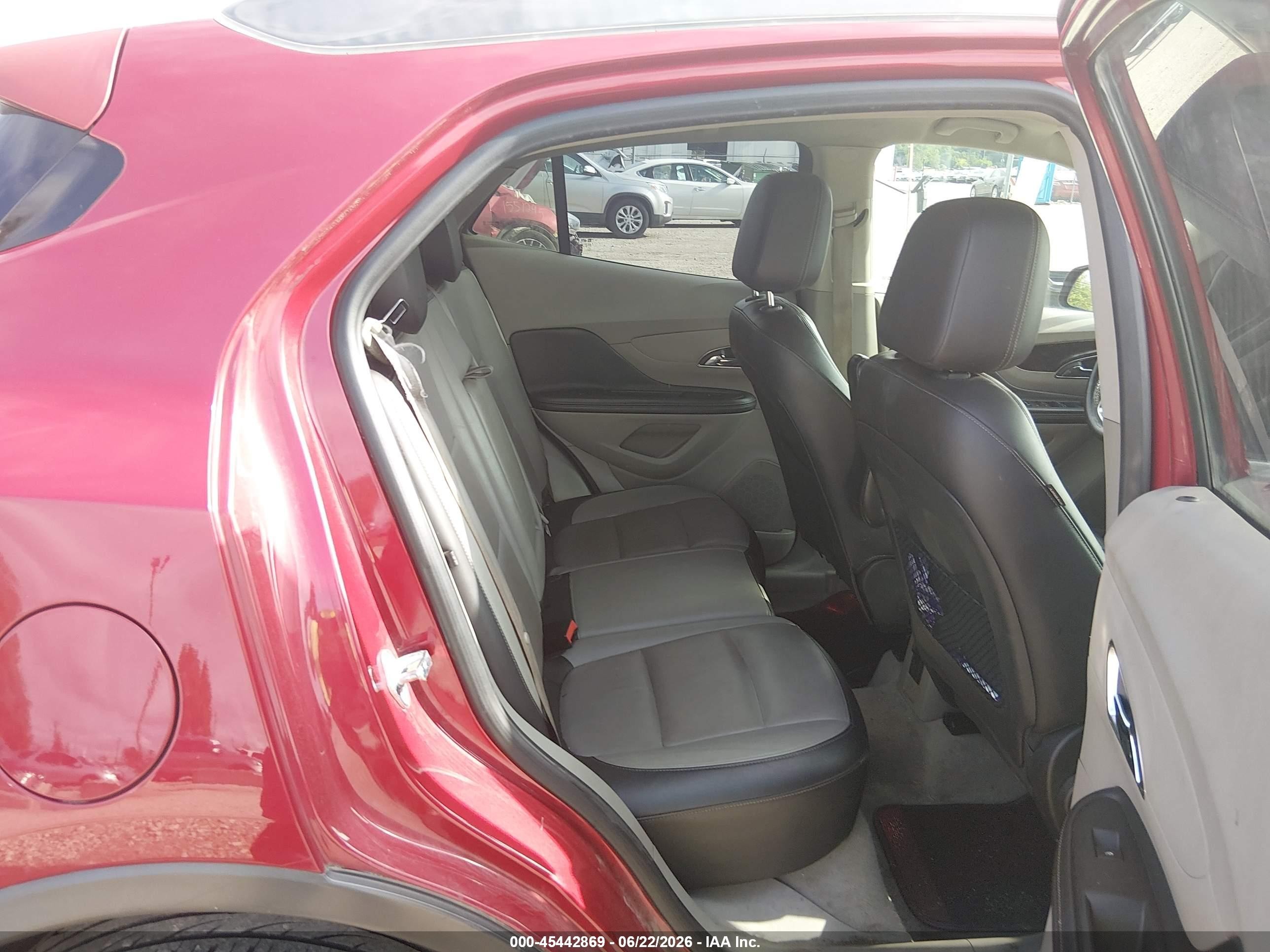 2015 Buick Encore Leather Red vin: KL4CJCSB0FB077954