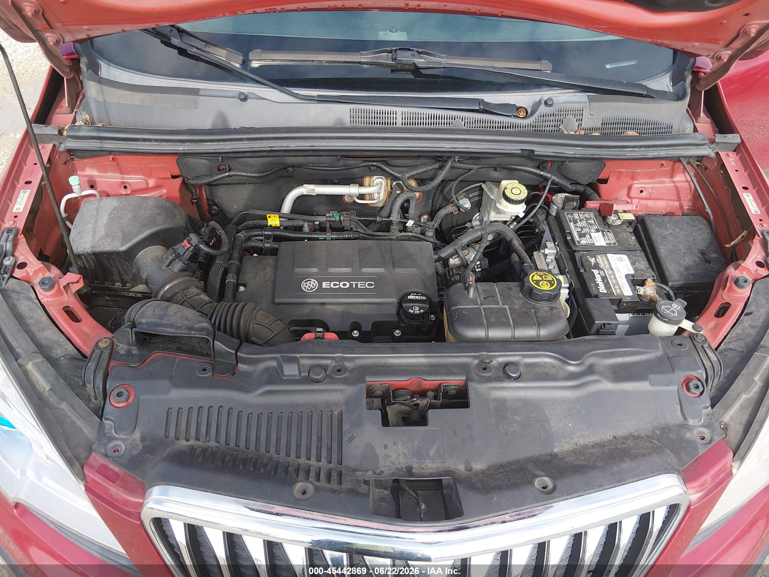 2015 Buick Encore Leather Red vin: KL4CJCSB0FB077954