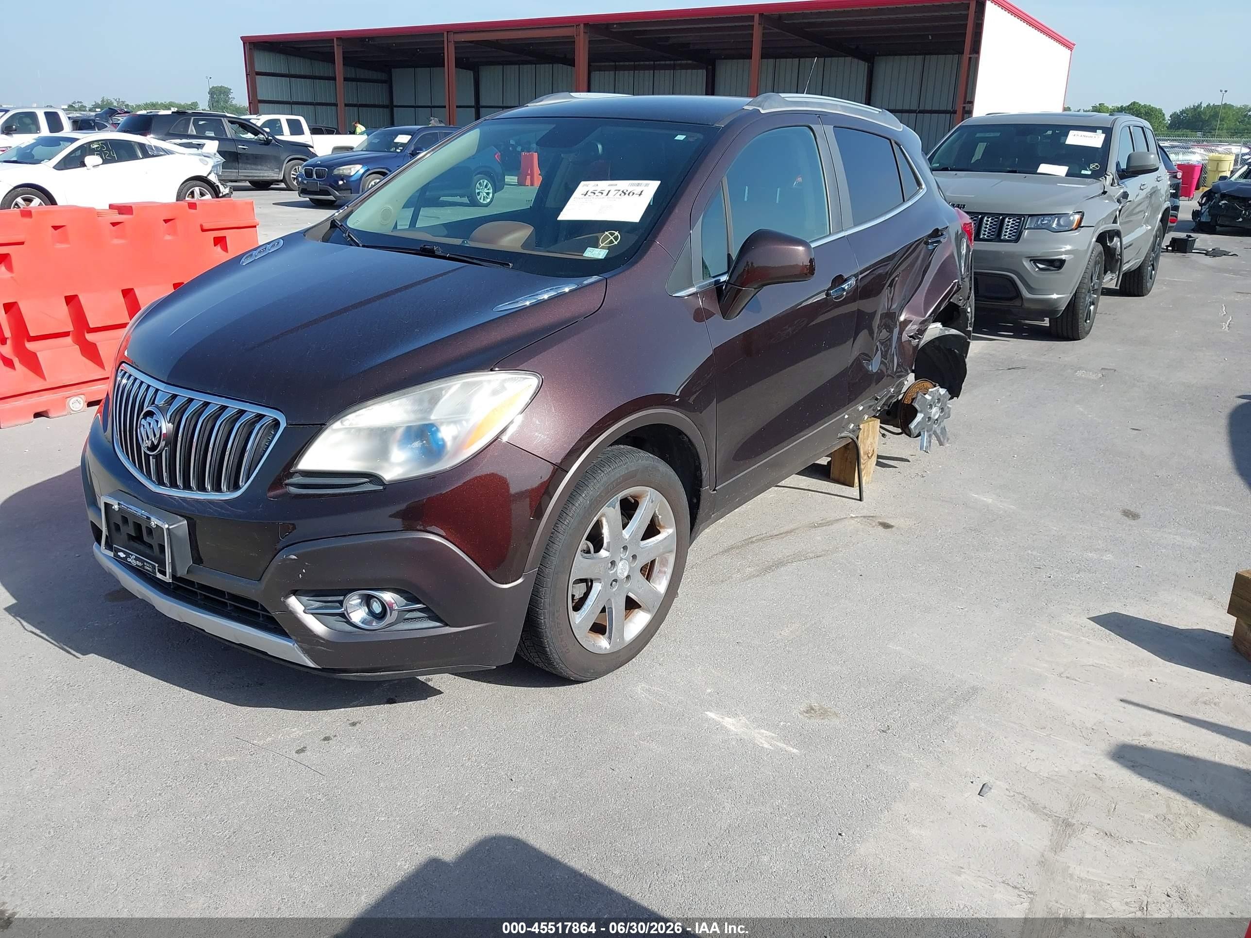2013 Buick Encore Leather Dark Brown vin: KL4CJCSB1DB152268