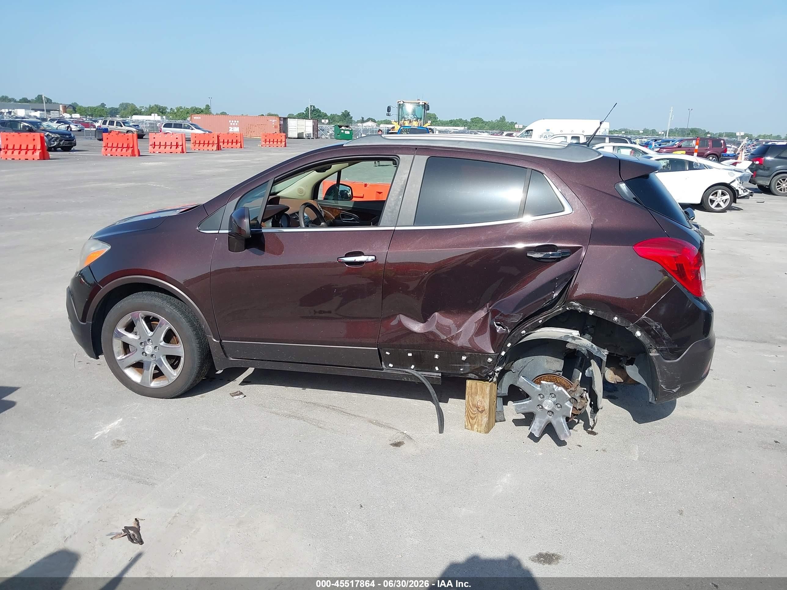 2013 Buick Encore Leather Dark Brown vin: KL4CJCSB1DB152268