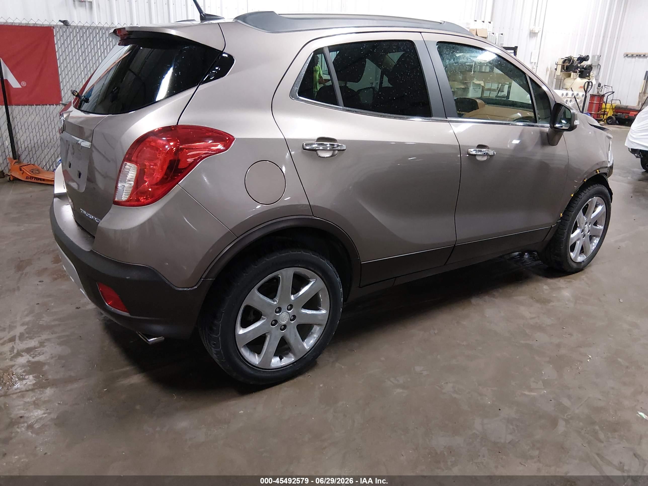 2014 Buick Encore Leather Brown vin: KL4CJCSB1EB564854